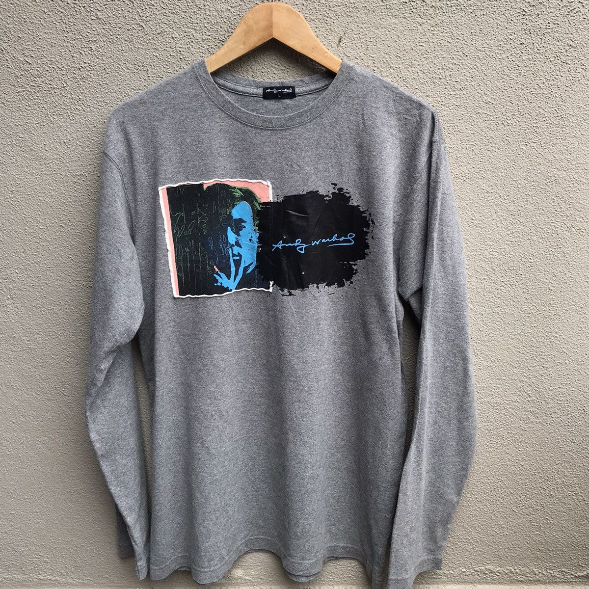 Andy Warhol ANDY WARHOL portrait longsleeves tee Size US L / EU 52-54 / 3 - 2 Thumbnail