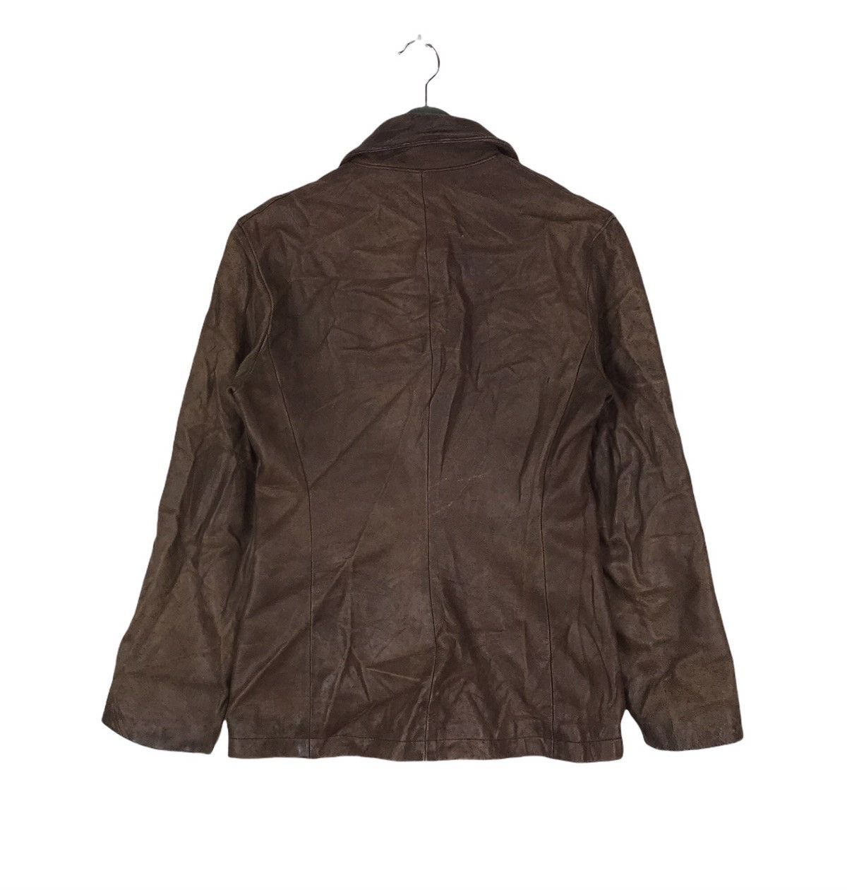 A.P.C. × Vintage APC paris leather jacket coat Size M / US 6-8 / IT 42-44 - 2 Thumbnail