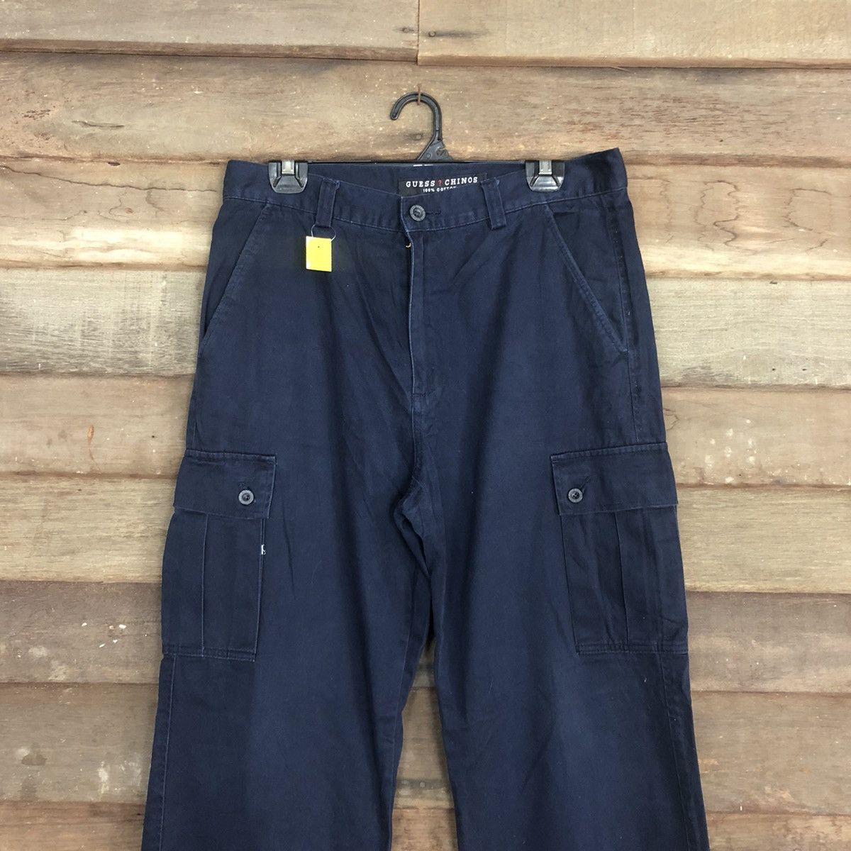Guess Guess Chinos Blue Multipocket Cargo Pants #3360 Size US 32 / EU 48 - 2 Thumbnail