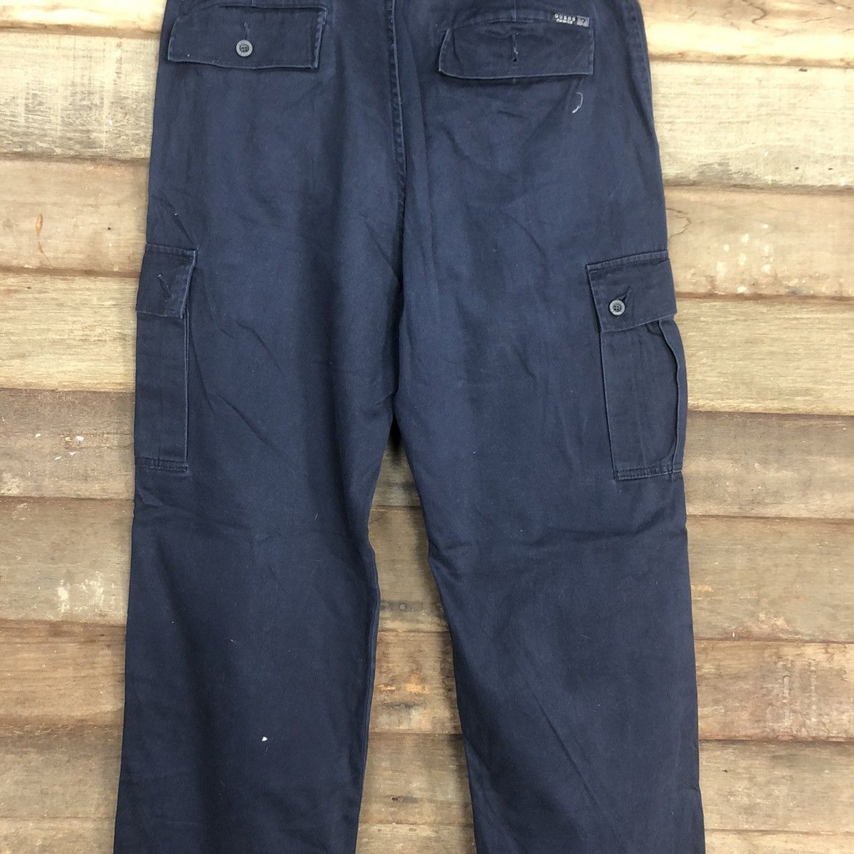 Guess Guess Chinos Blue Multipocket Cargo Pants #3360 Size US 32 / EU 48 - 13 Thumbnail