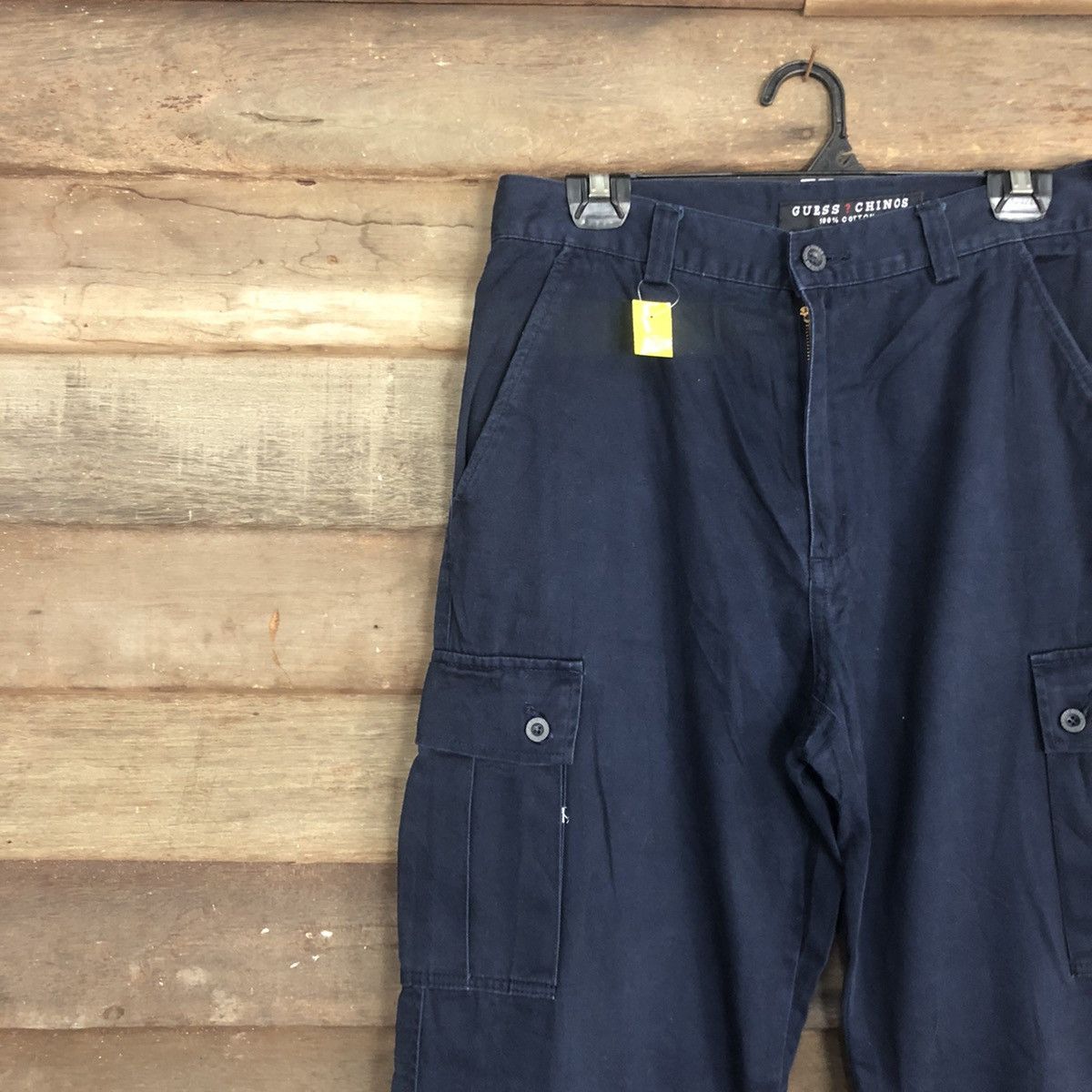 Guess Guess Chinos Blue Multipocket Cargo Pants #3360 Size US 32 / EU 48 - 6 Thumbnail