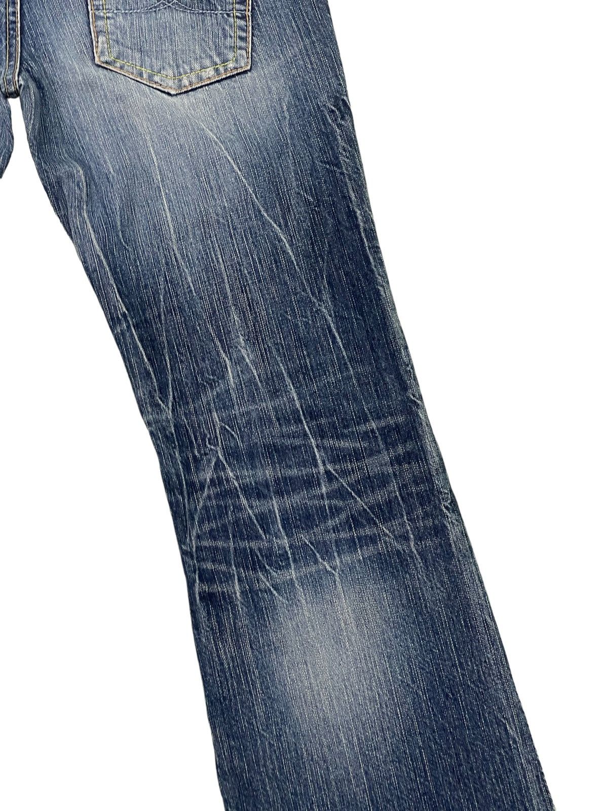 Japanese Brand Flare Jeans Brappers Japan Low Rise Boot Cut Clawmark 2🟦7 Size US 29 - 17 Thumbnail