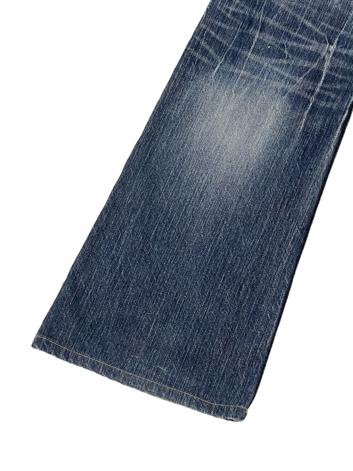 Japanese Brand Flare Jeans Brappers Japan Low Rise Boot Cut Clawmark 2🟦7 Size US 29 - 16 Thumbnail