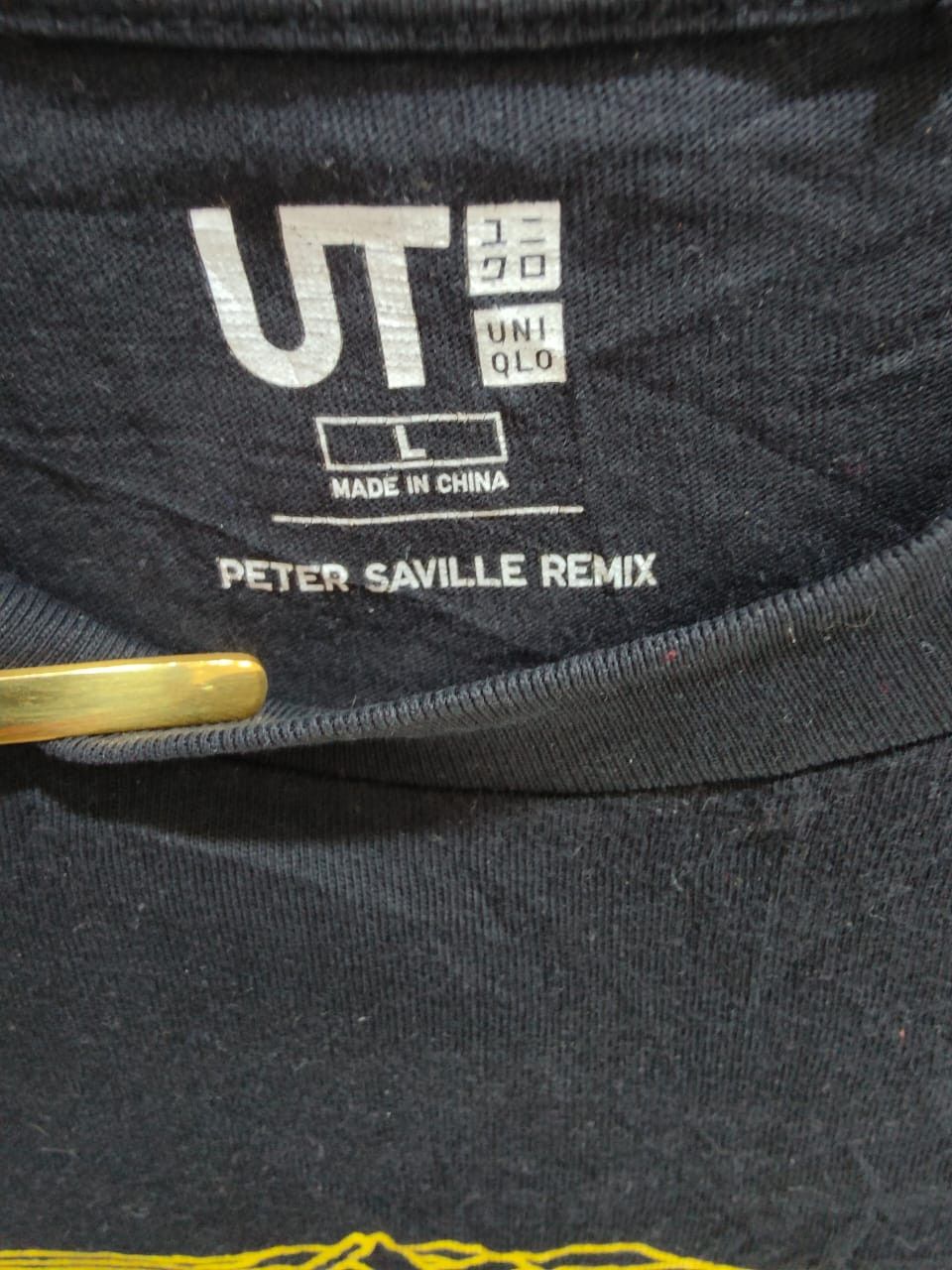 Vintage Uniqlo Uniqlo UT x Peter Saville Graphic Tshirt joy dept Size US L / EU 52-54 / 3 - 7 Thumbnail