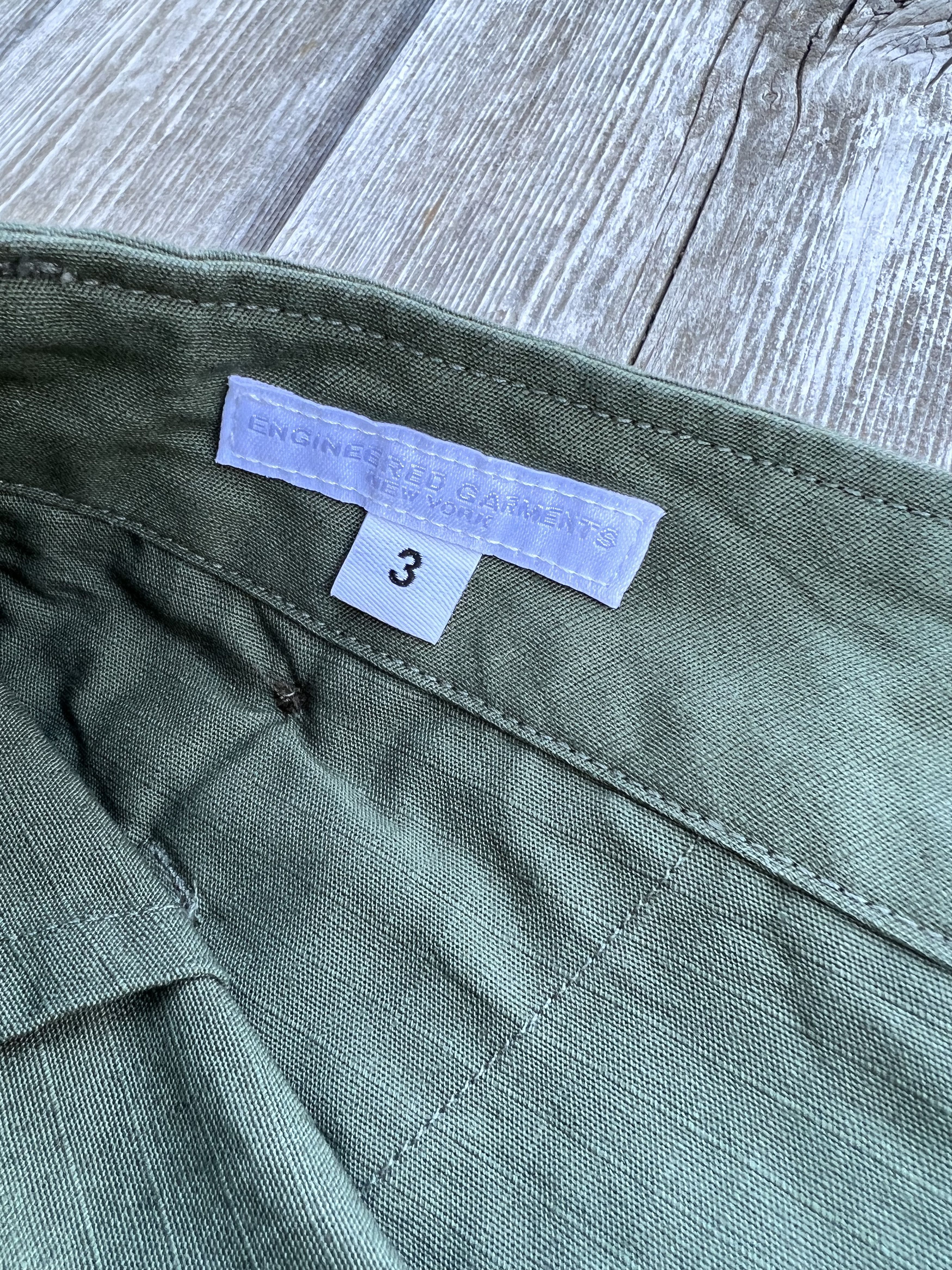 Engineered Garments Engineered Garments Sailor Pants Olive Green Size US 31 - 8 Thumbnail