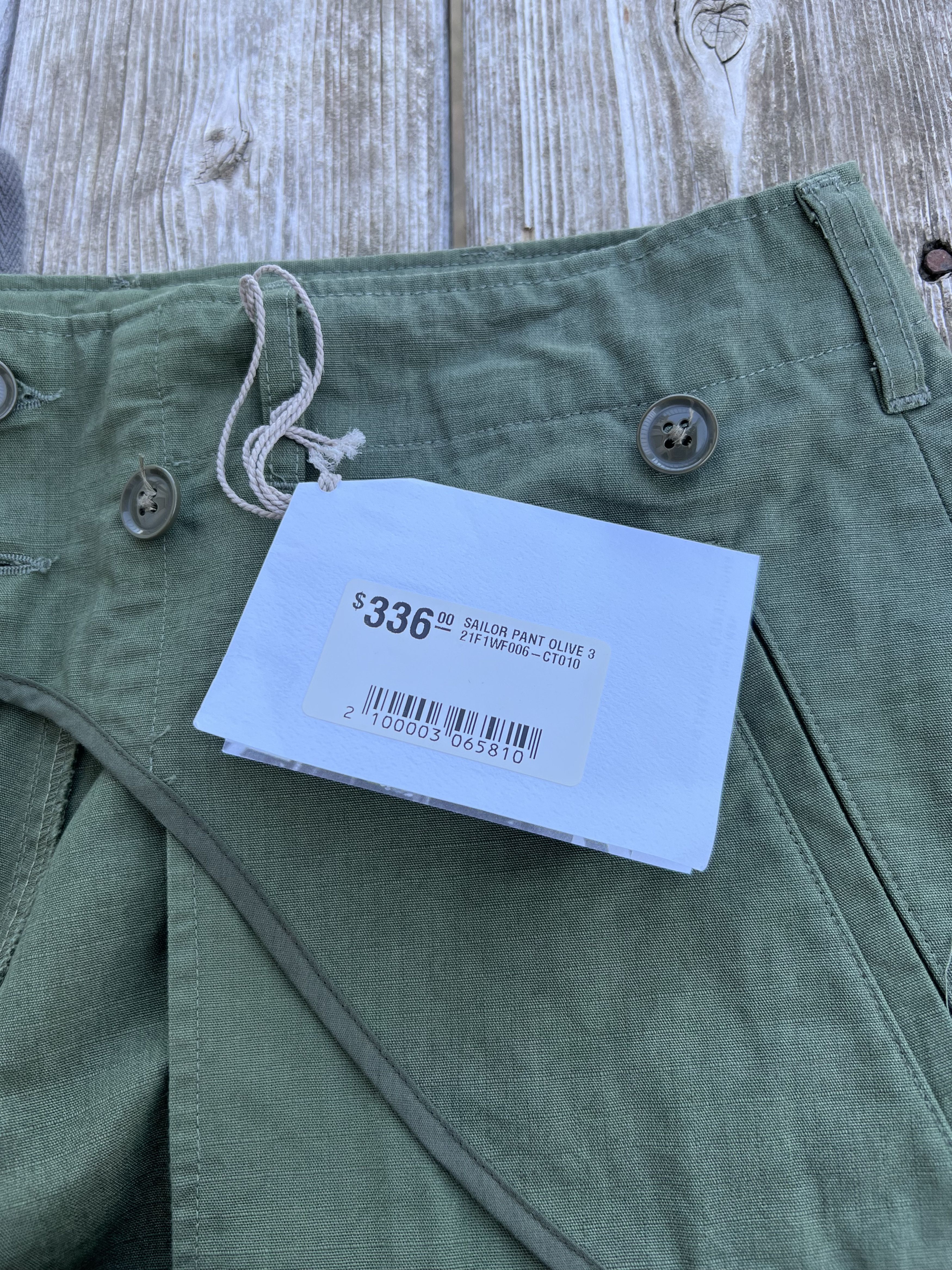 Engineered Garments Engineered Garments Sailor Pants Olive Green Size US 31 - 5 Thumbnail
