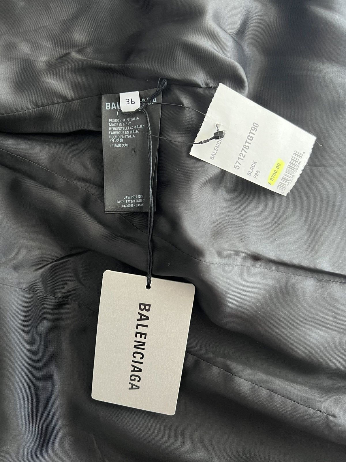 Balenciaga $3.7K Balenciaga Hourglass Wool Blazer with crystals Size XS / US 0-2 / IT 36-38 - 6 Thumbnail