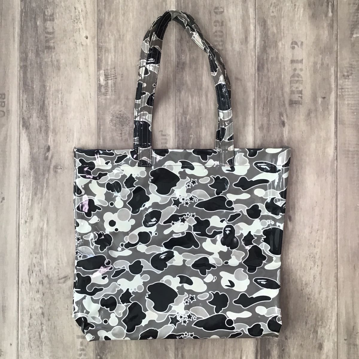 Bape BAPE Vinyl tote bag sta camo gray a bathing ape NIGO Size ONE SIZE - 3 Thumbnail