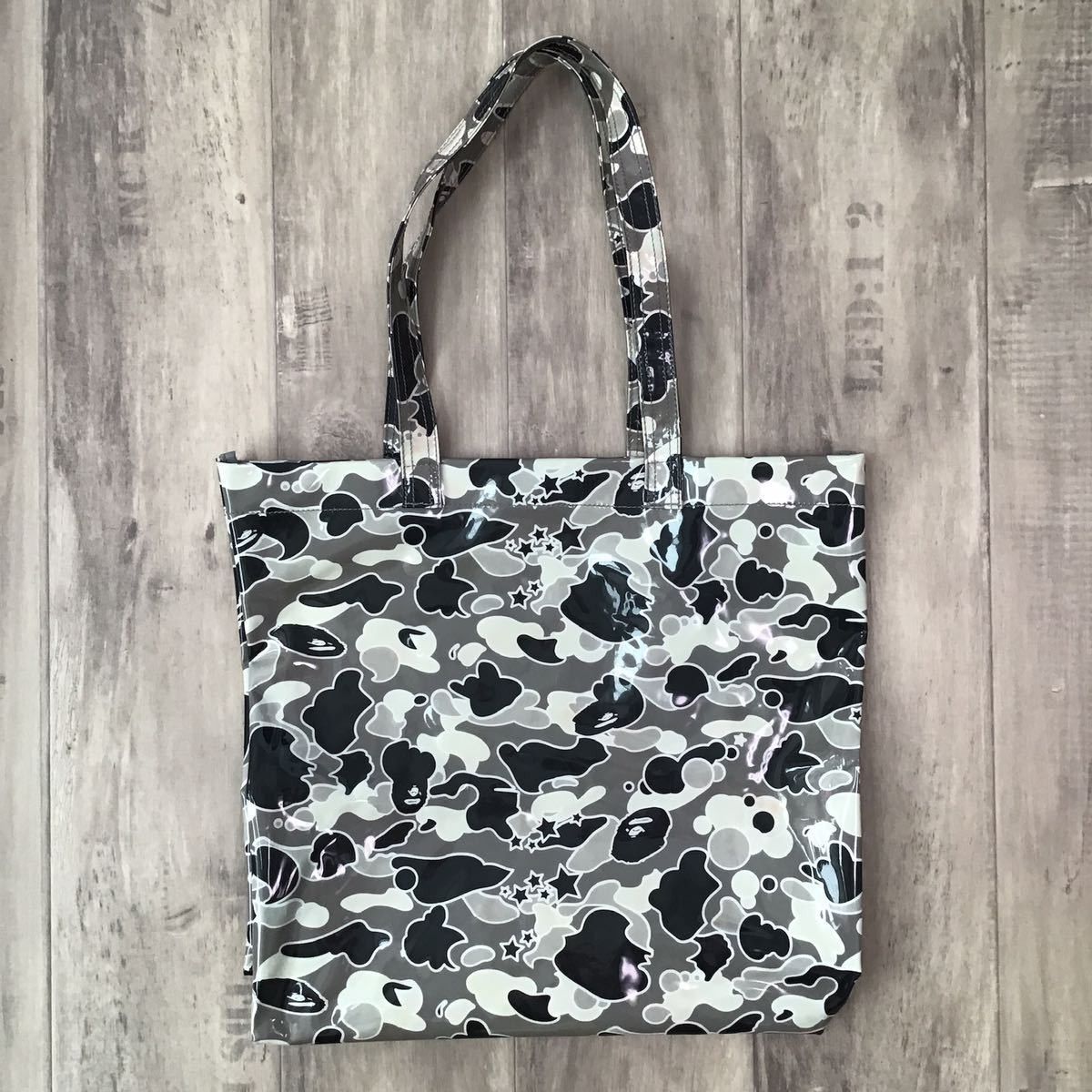 Bape BAPE Vinyl tote bag sta camo gray a bathing ape NIGO Size ONE SIZE - 1 Thumbnail