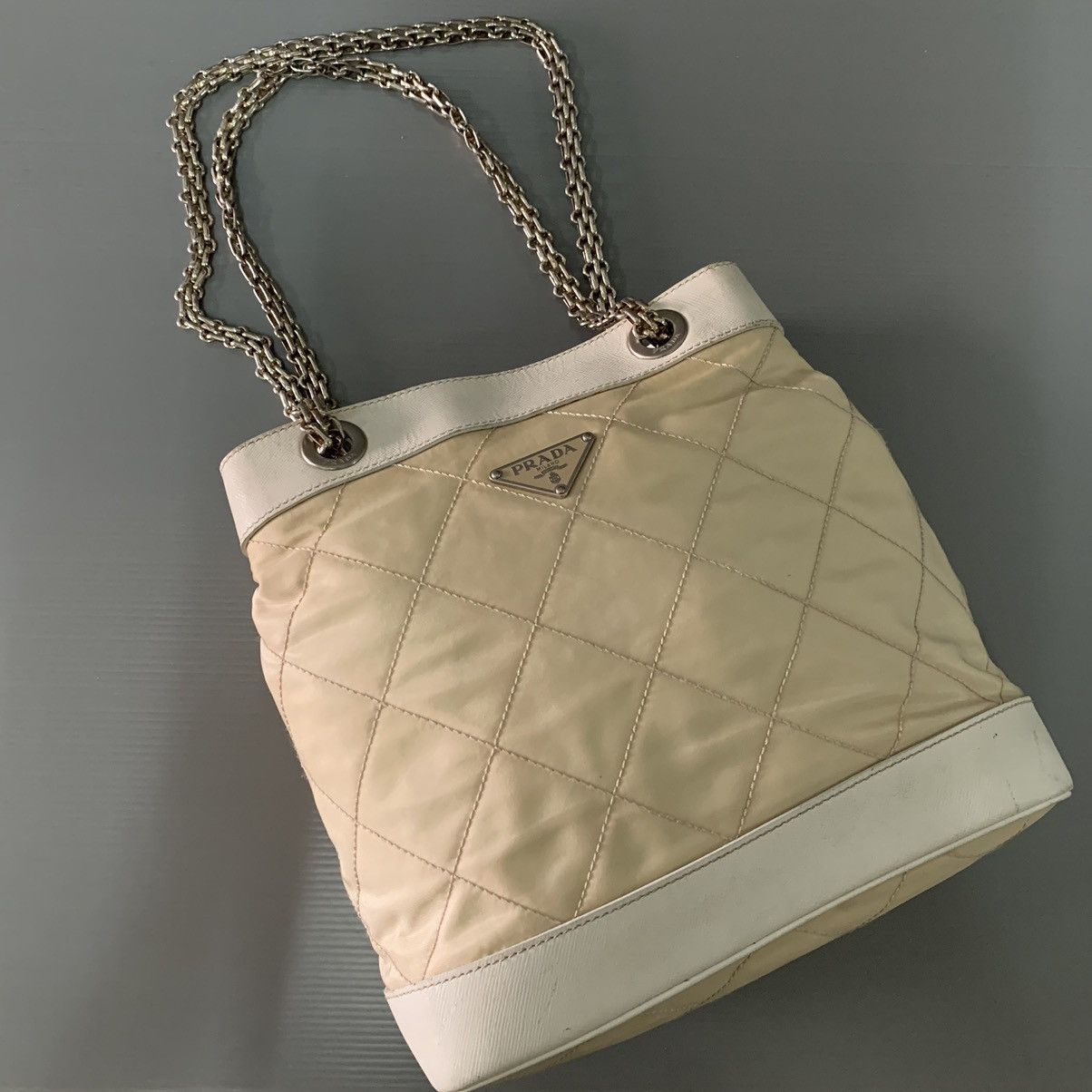 Prada Prada Bucket Chain Shoulder Bag Size ONE SIZE - 9 Thumbnail