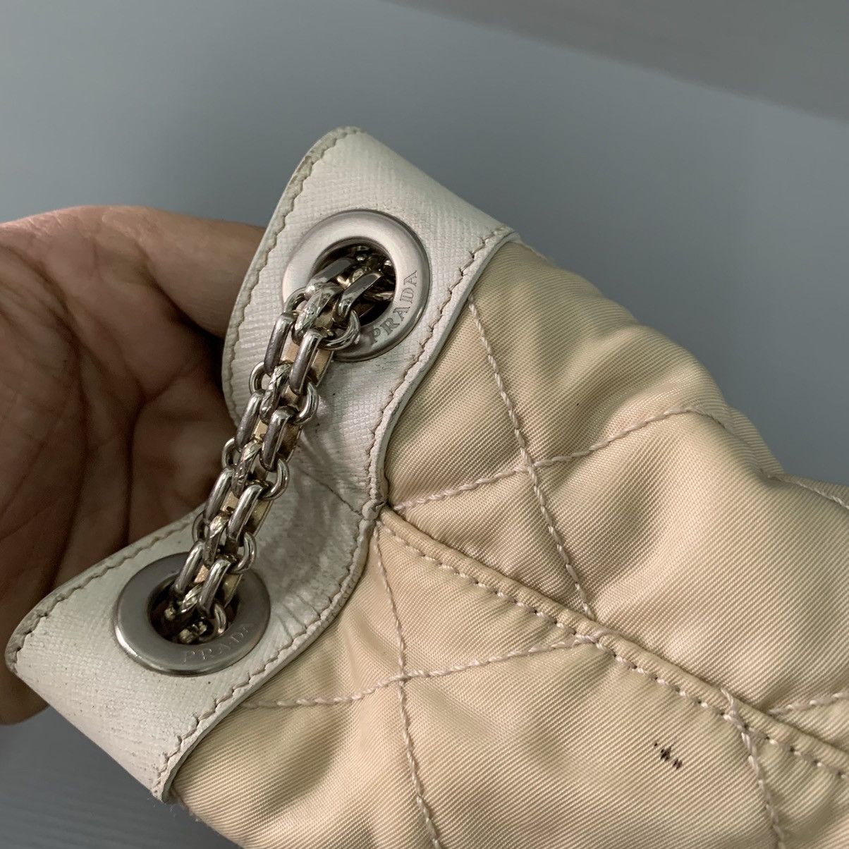 Prada Prada Bucket Chain Shoulder Bag Size ONE SIZE - 16 Thumbnail