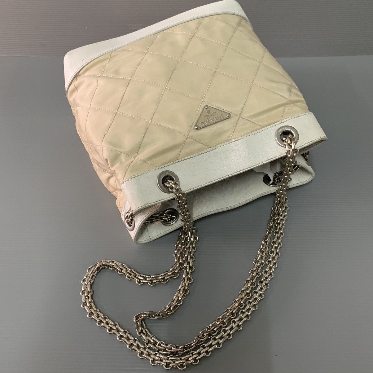 Prada Prada Bucket Chain Shoulder Bag Size ONE SIZE - 2 Thumbnail