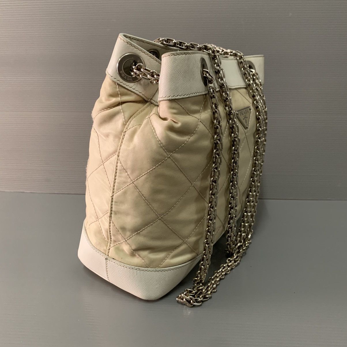 Prada Prada Bucket Chain Shoulder Bag Size ONE SIZE - 7 Thumbnail