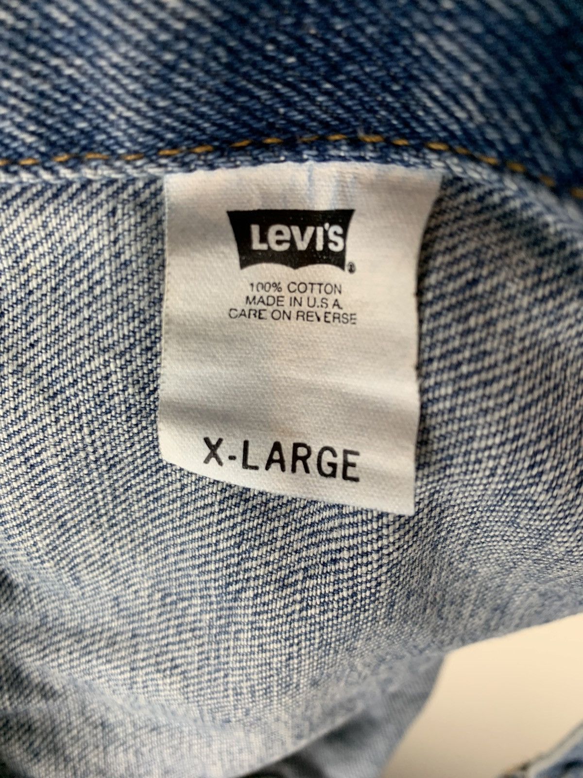 Levi's × Vintage Vintage Levis Denim Jacket Size US XL / EU 56 / 4 - 5 Thumbnail