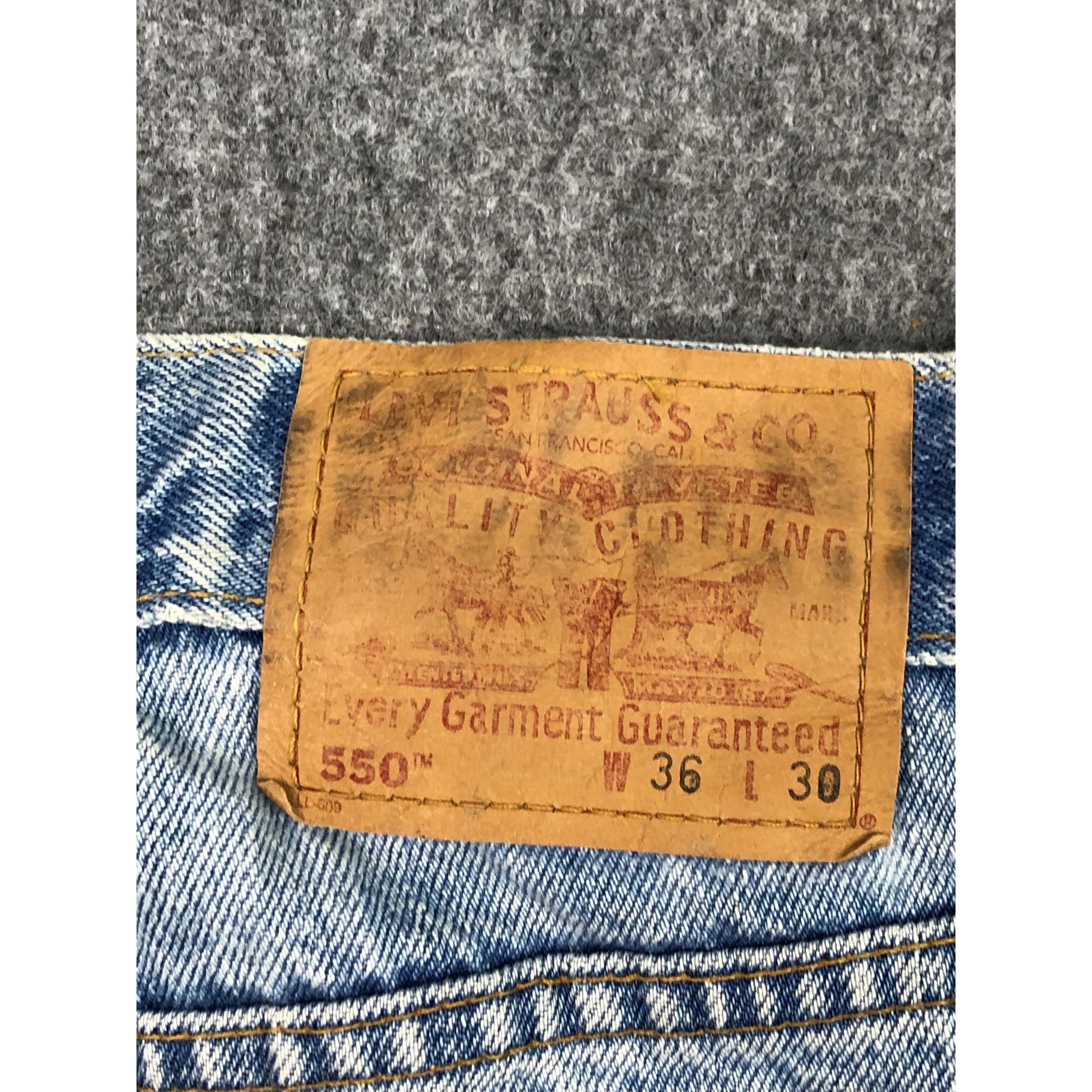 Levi's × Vintage Vintage 90s Levis 550 Lightwash Jeans DP0391 Size US 36 / EU 52 - 5 Thumbnail