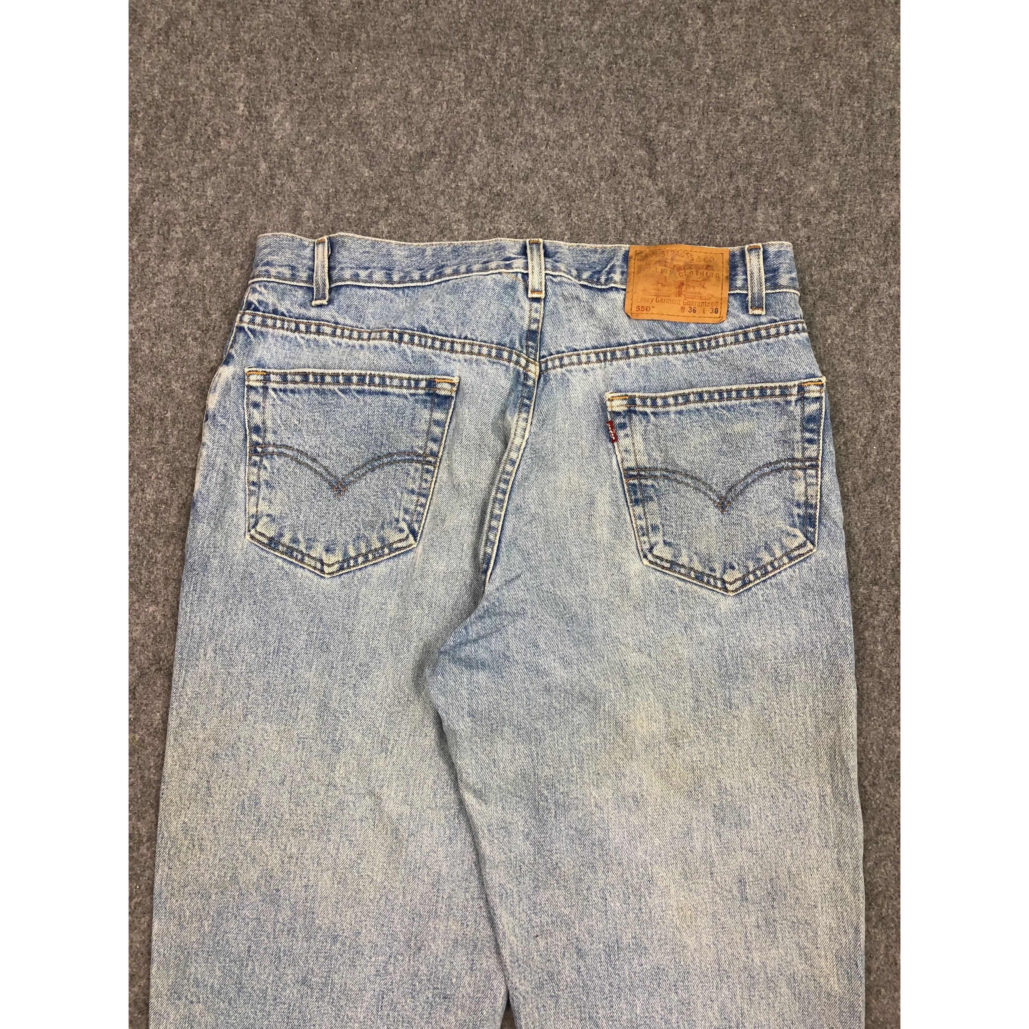 Levi's × Vintage Vintage 90s Levis 550 Lightwash Jeans DP0391 Size US 36 / EU 52 - 4 Thumbnail