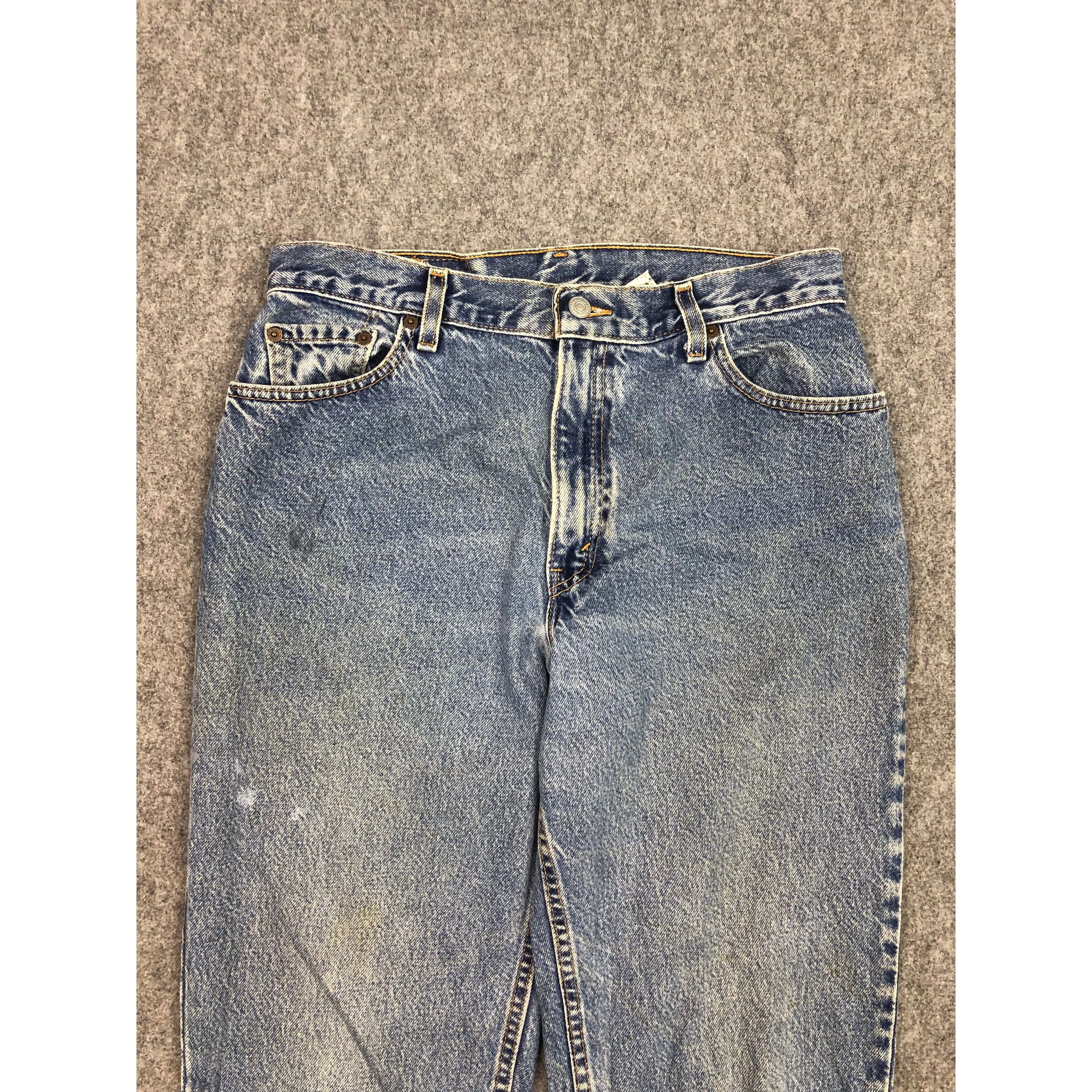 Levi's Vintage 90s Levis 550 Lightwash Jeans DP0386 Size US 32 / EU 48 - 3 Thumbnail