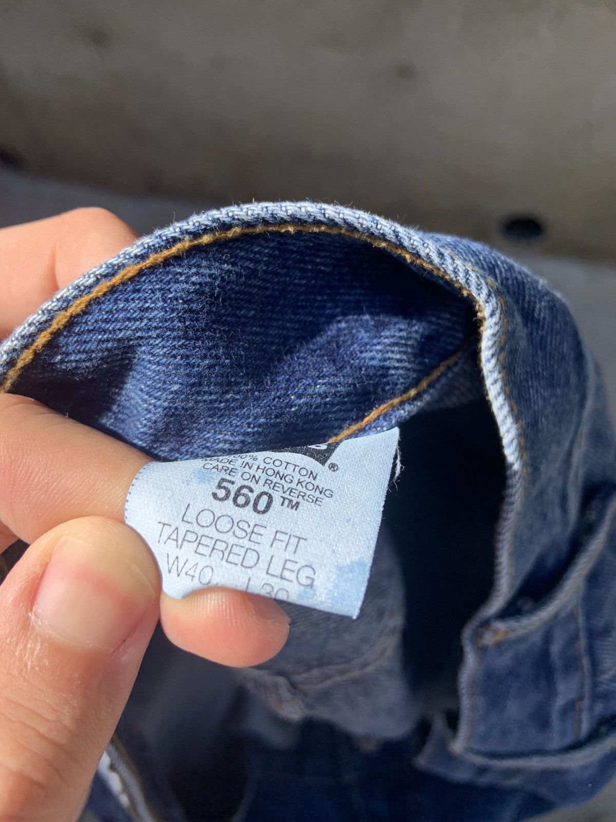 Levi's × Vintage Vintage levis 560 denim jeans Size US 40 / EU 56 - 4 Thumbnail