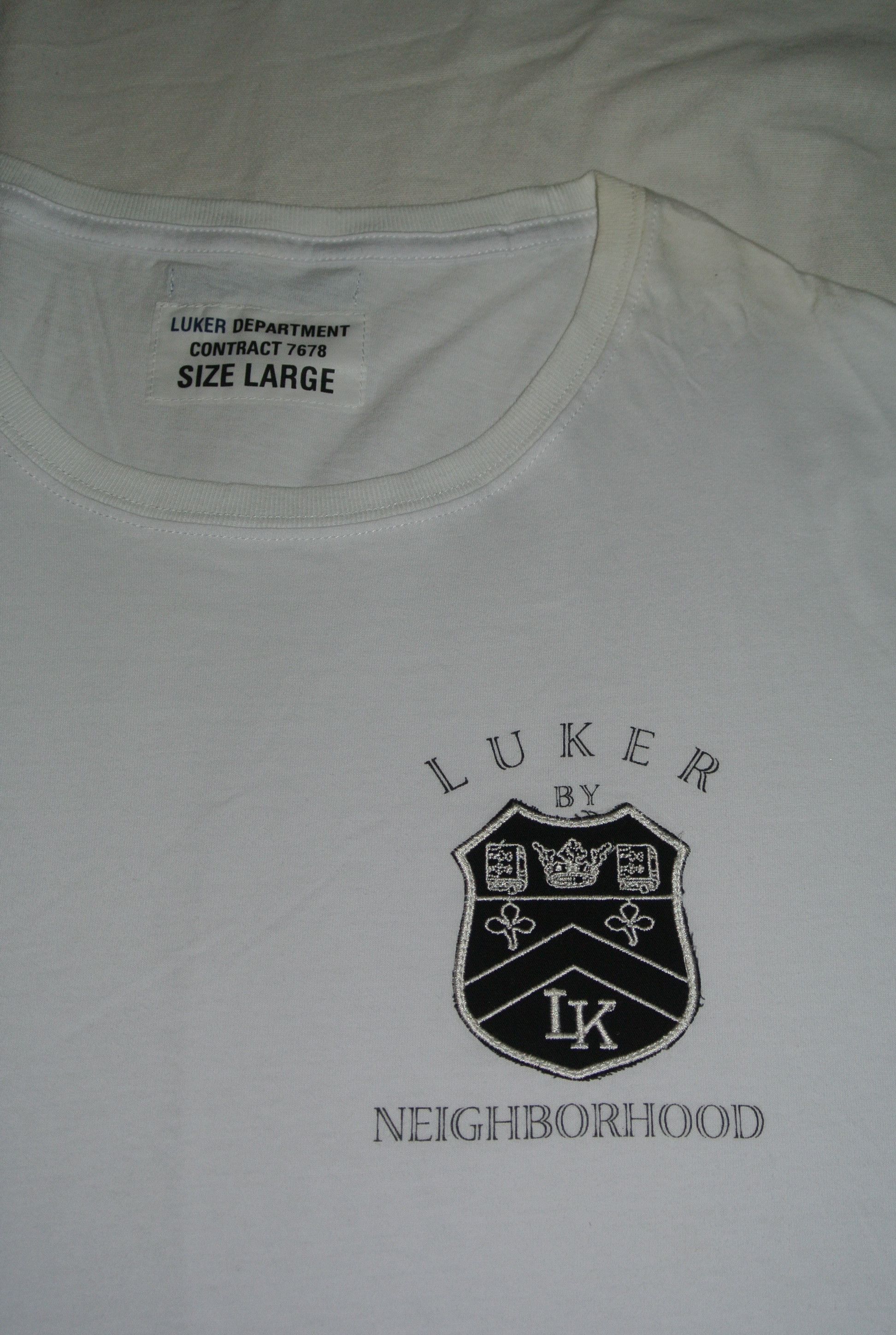 Japanese Brand × Neighborhood E30 Neighborhood Luker Blazon blason shield line tee M/l Size US L / EU 52-54 / 3 - 3 Thumbnail