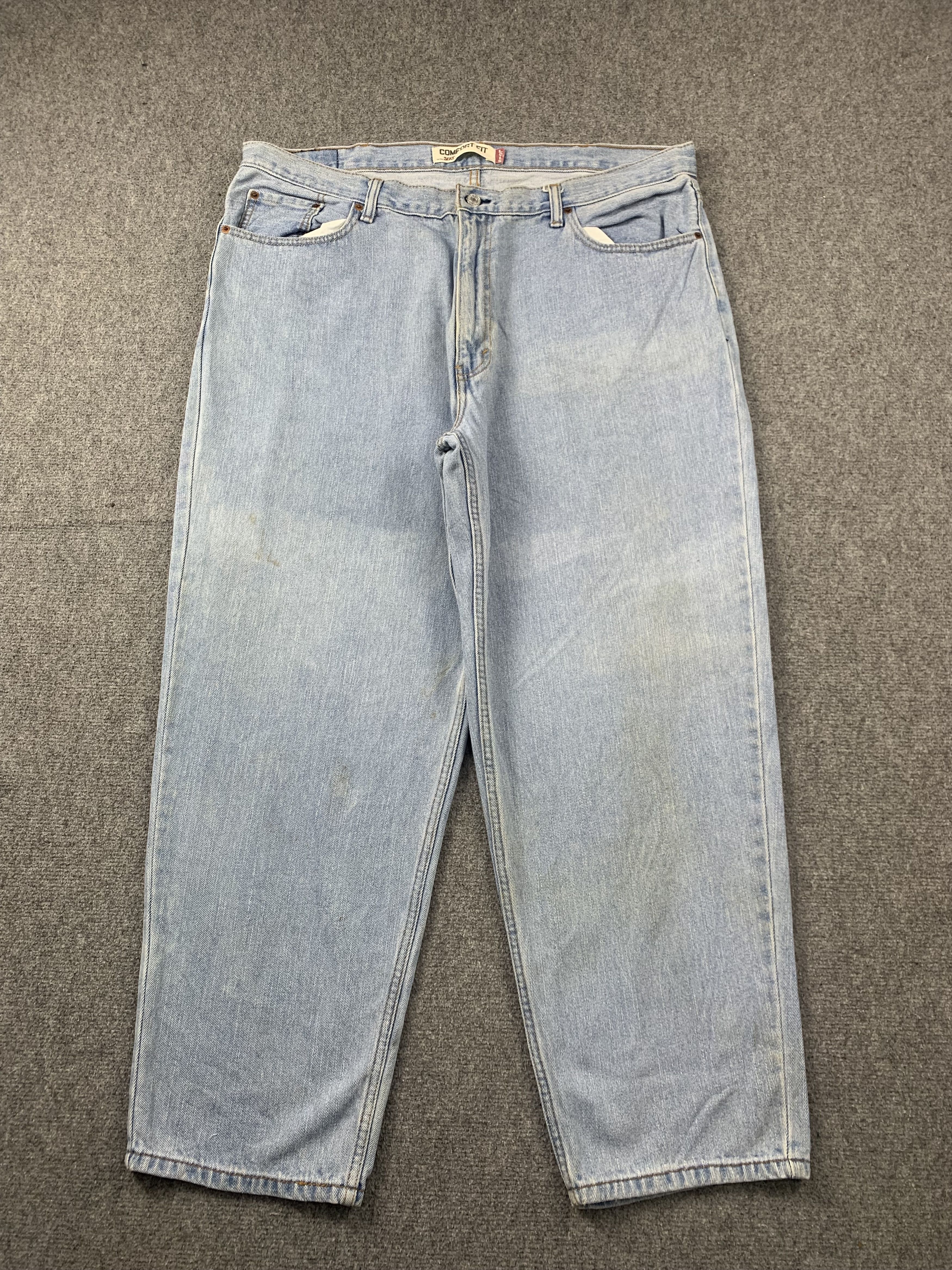 Levi's Vintage Levis 560 Light Wash Jeans DP2071 Size US 41 - 1 Thumbnail