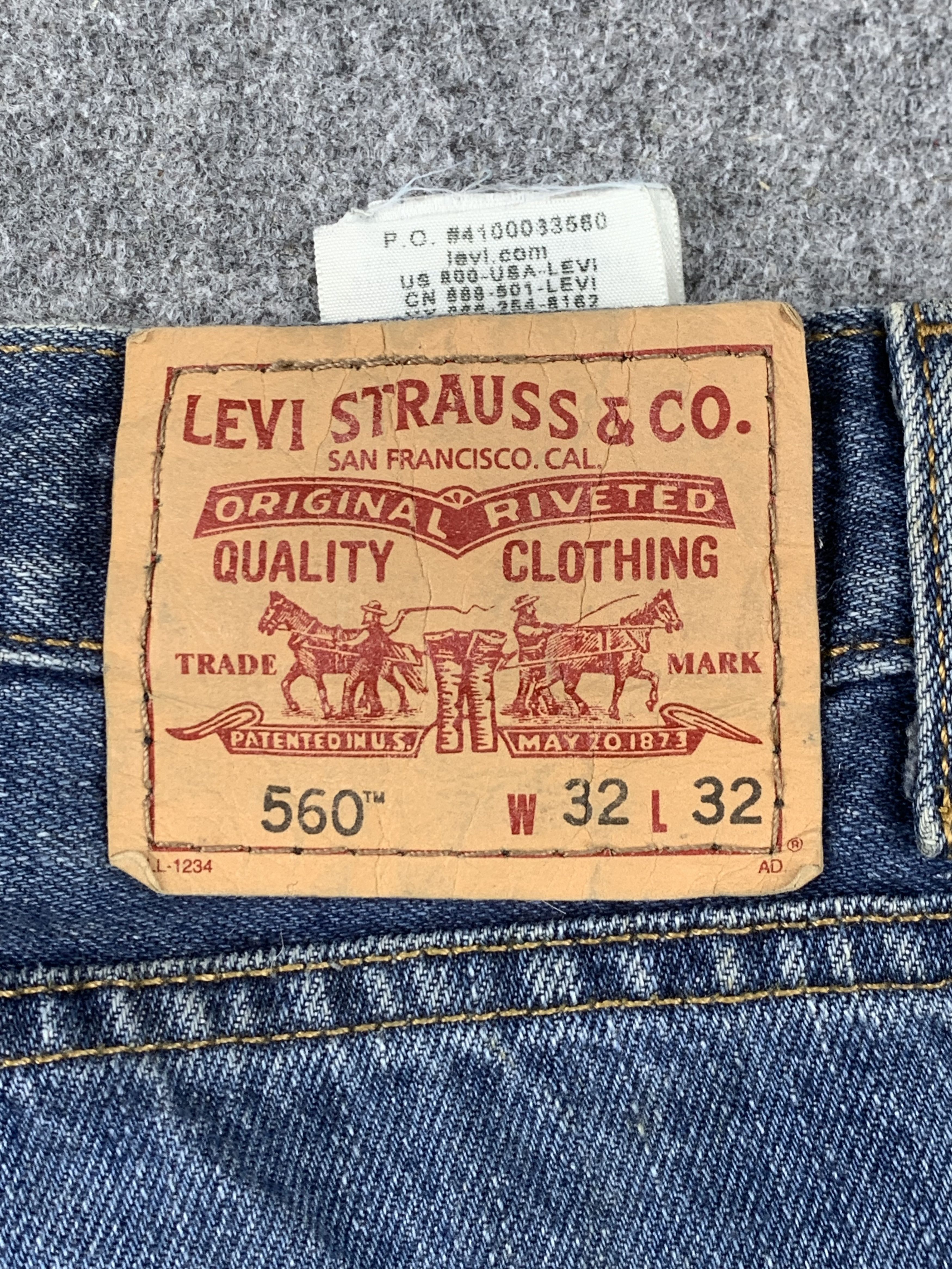 Levi's Vintage Levis 560 Faded Blue Jeans DP2099 Size US 32 / EU 48 - 5 Thumbnail