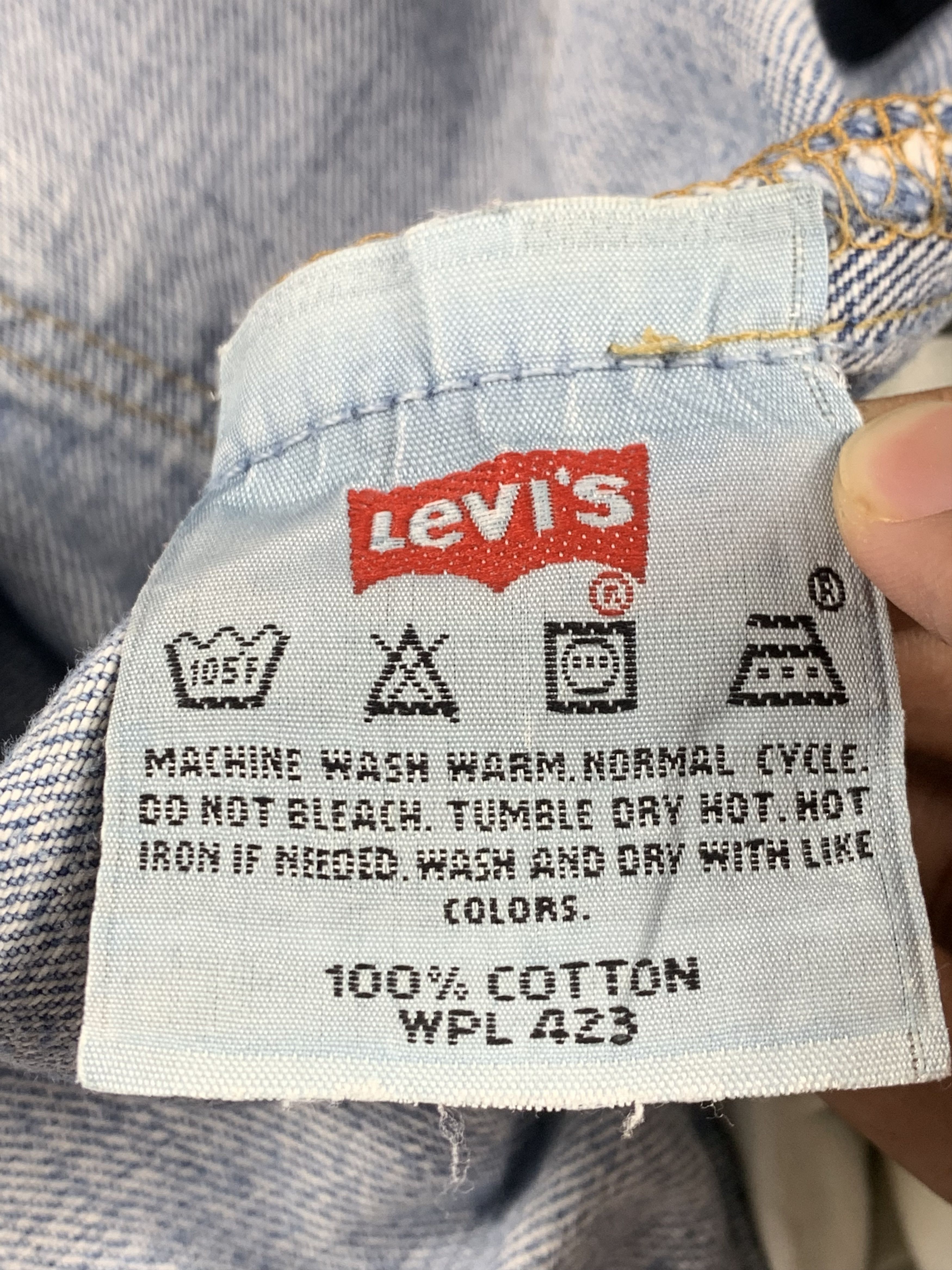 Levi's Vintage 90s Levis 501 Light Wash Jeans DP2100 Size US 39 - 7 Thumbnail