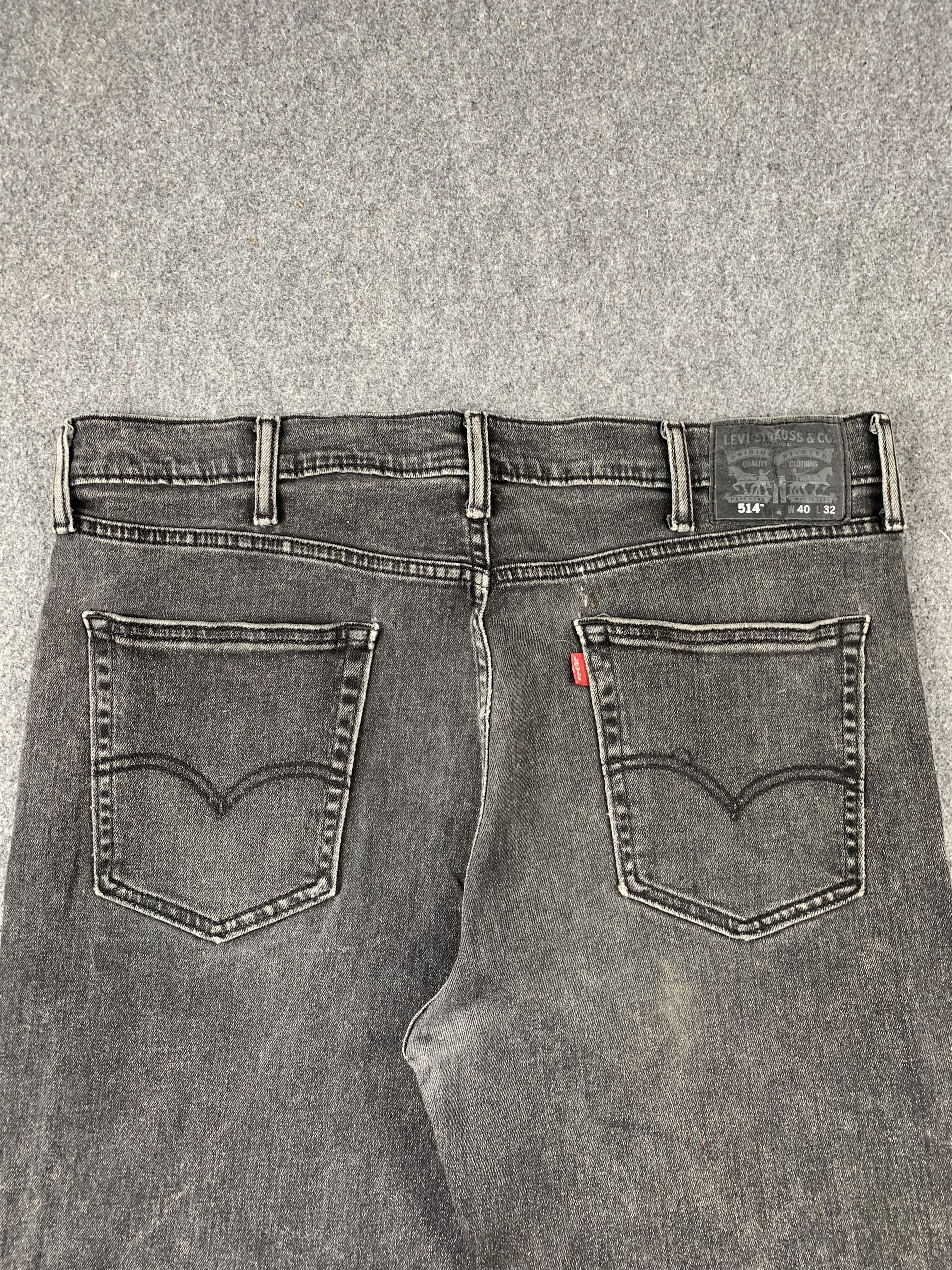 Levi's Vintage Levis 514 Faded Black Jeans DP2102 Size US 38 / EU 54 - 4 Thumbnail