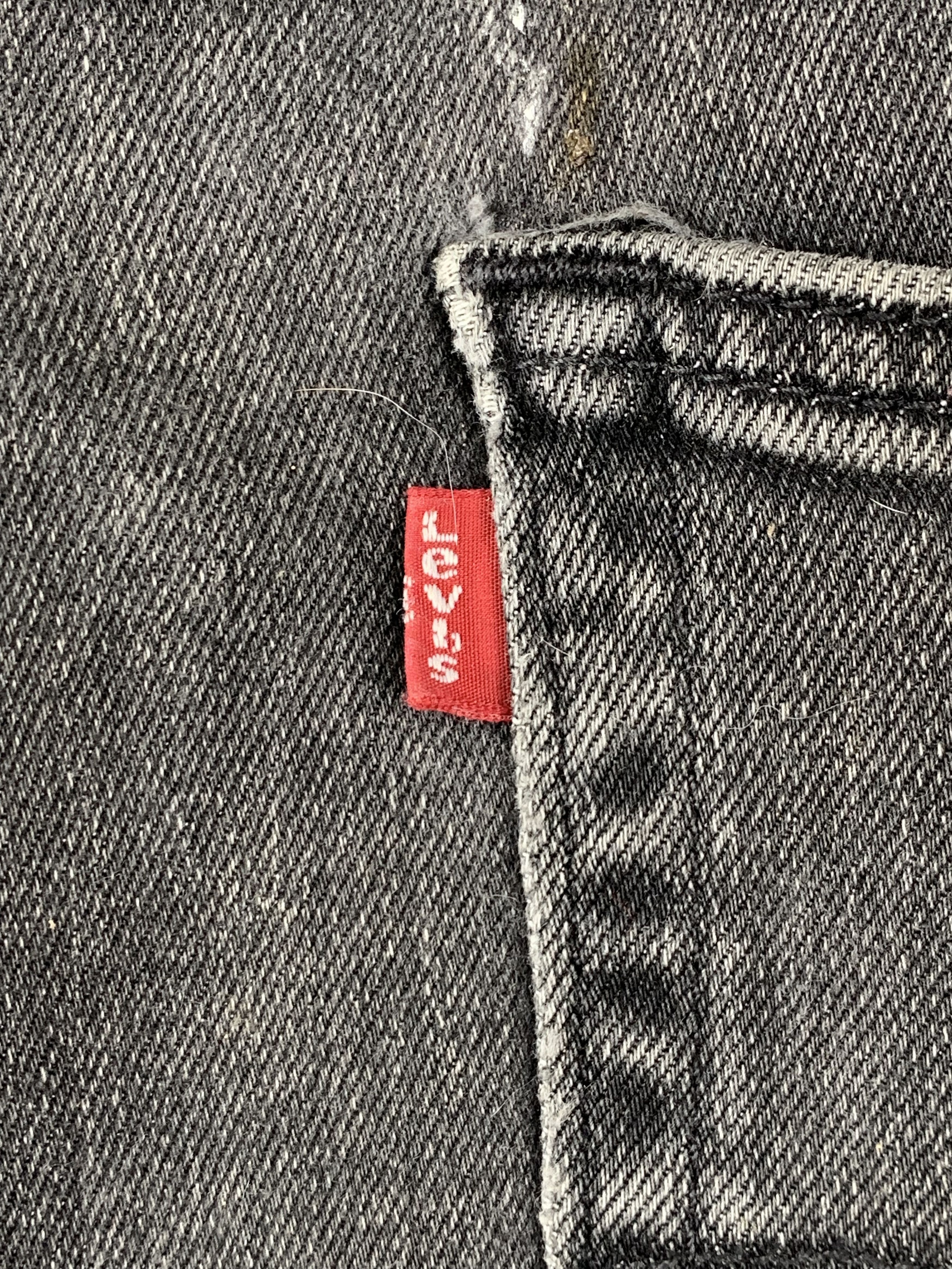 Levi's Vintage Levis 514 Faded Black Jeans DP2102 Size US 38 / EU 54 - 6 Thumbnail