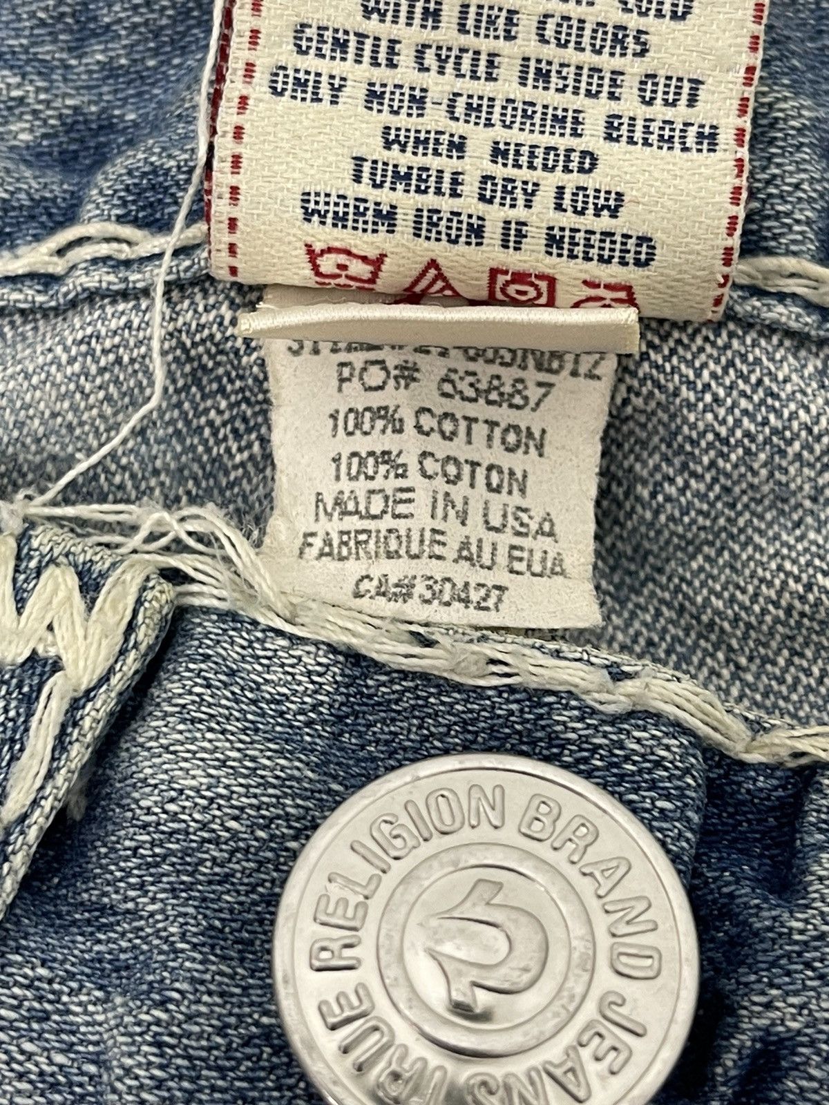 True Religion Flare Jeans Y2K True Religion Low Rise Boot Cut Denim 2🟦7 Size US 30 / EU 46 - 24 Thumbnail