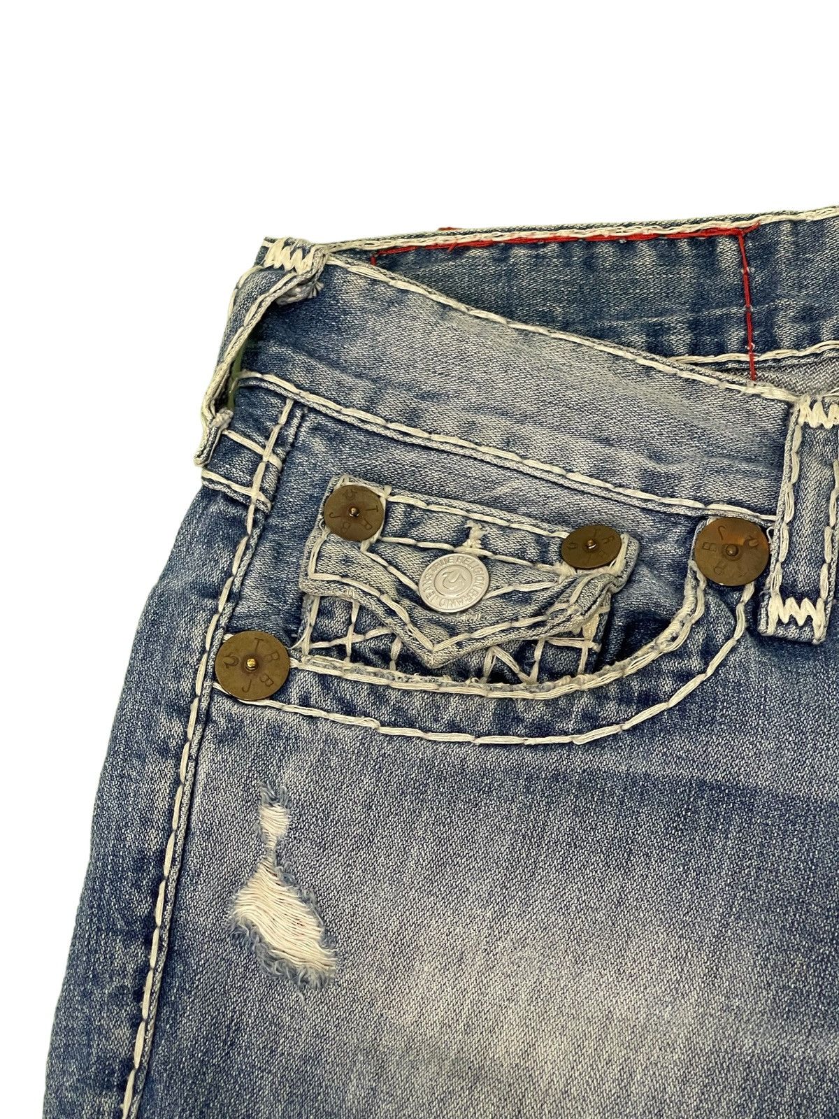 True Religion Flare Jeans Y2K True Religion Low Rise Boot Cut Denim 2🟦7 Size US 30 / EU 46 - 11 Thumbnail