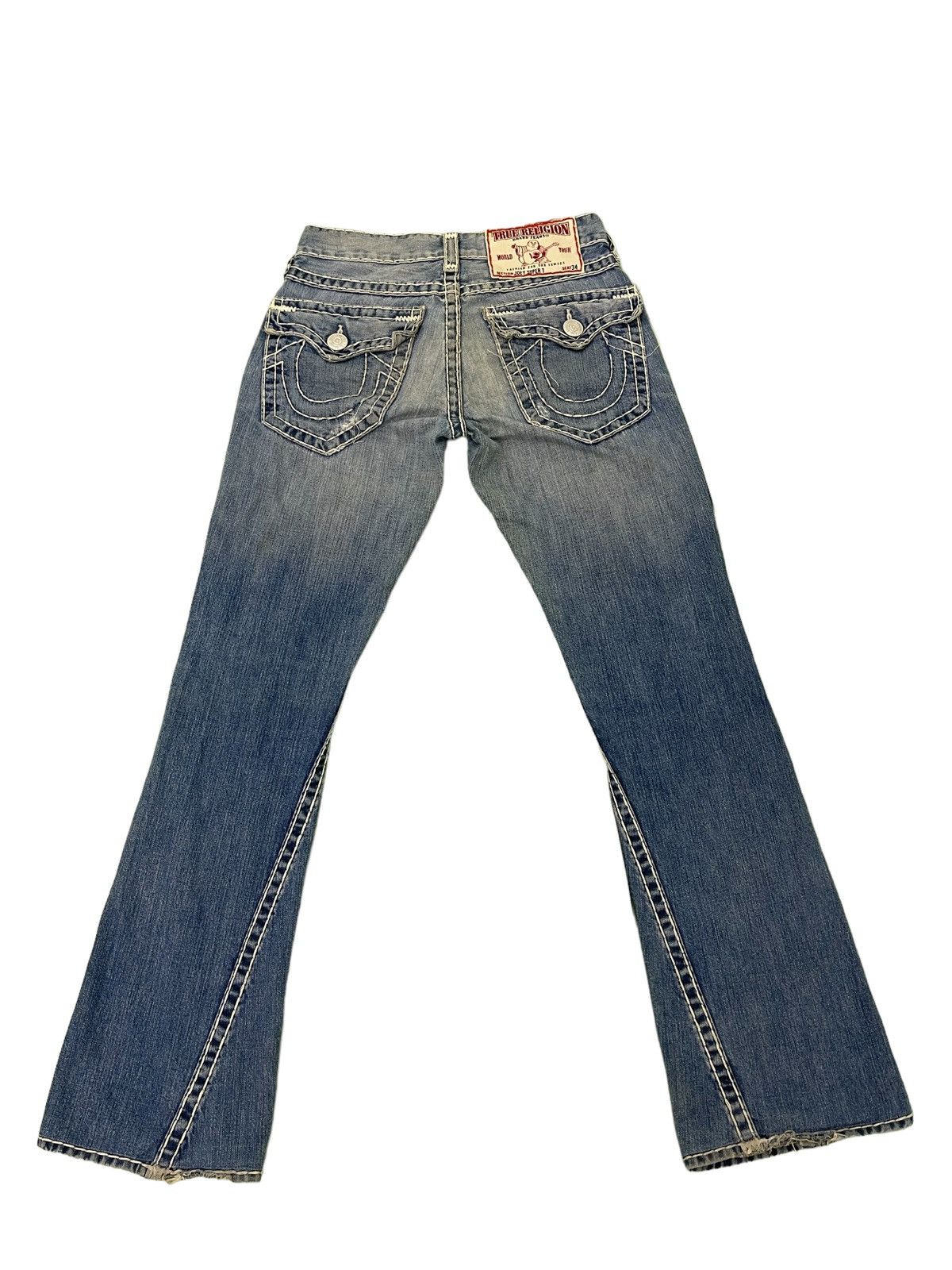 True Religion Flare Jeans Y2K True Religion Low Rise Boot Cut Denim 2🟦7 Size US 30 / EU 46 - 12 Thumbnail