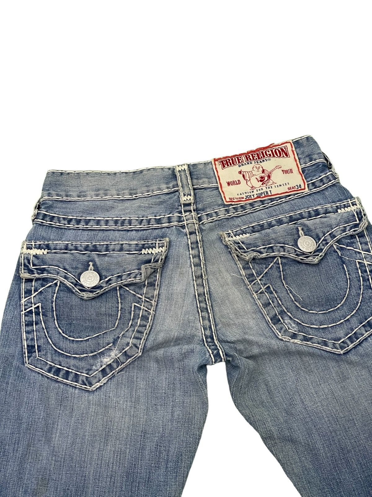 True Religion Flare Jeans Y2K True Religion Low Rise Boot Cut Denim 2🟦7 Size US 30 / EU 46 - 20 Thumbnail