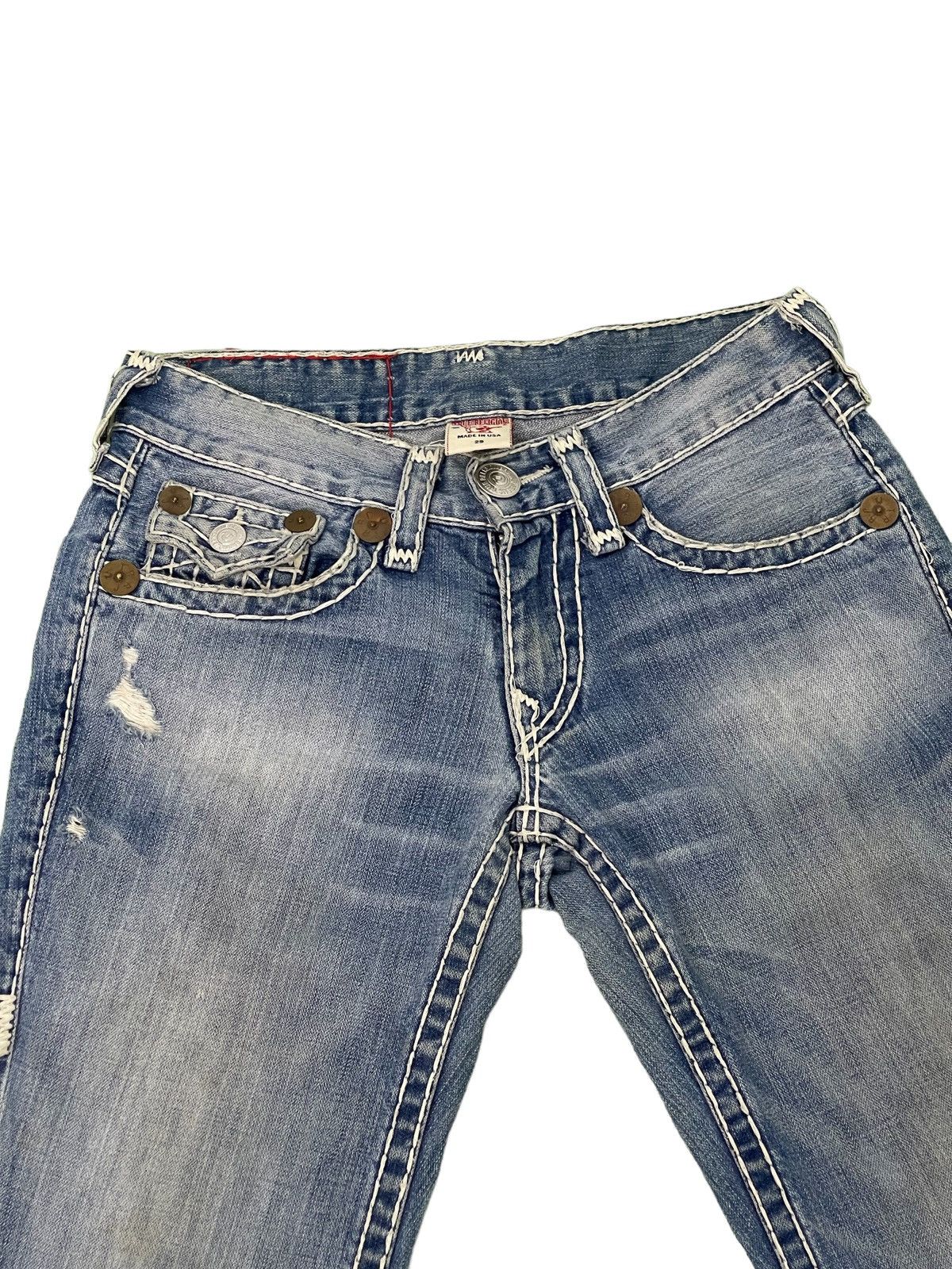True Religion Flare Jeans Y2K True Religion Low Rise Boot Cut Denim 2🟦7 Size US 30 / EU 46 - 10 Thumbnail