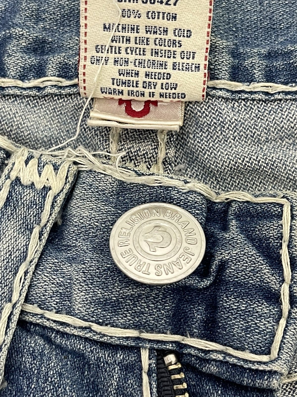 True Religion Flare Jeans Y2K True Religion Low Rise Boot Cut Denim 2🟦7 Size US 30 / EU 46 - 23 Thumbnail