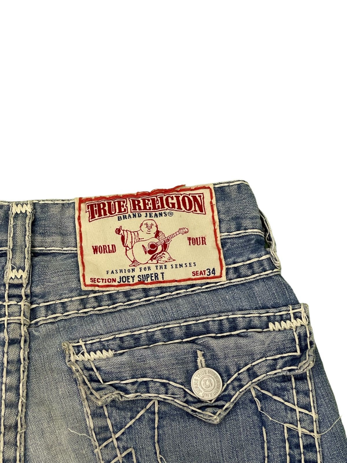 True Religion Flare Jeans Y2K True Religion Low Rise Boot Cut Denim 2🟦7 Size US 30 / EU 46 - 21 Thumbnail