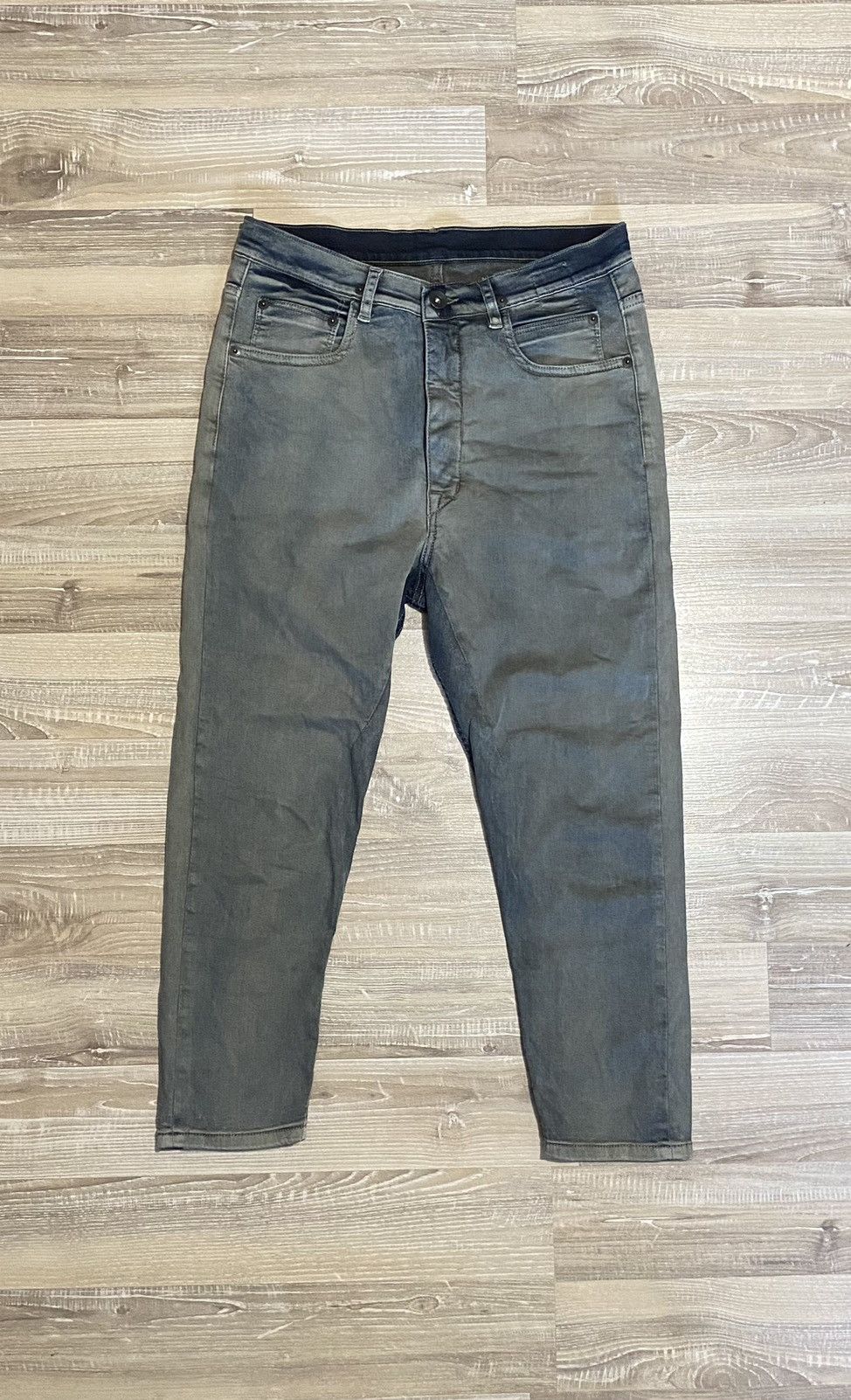 Rick owens jeans DRKSHDW vintage 00s denim torrence croped