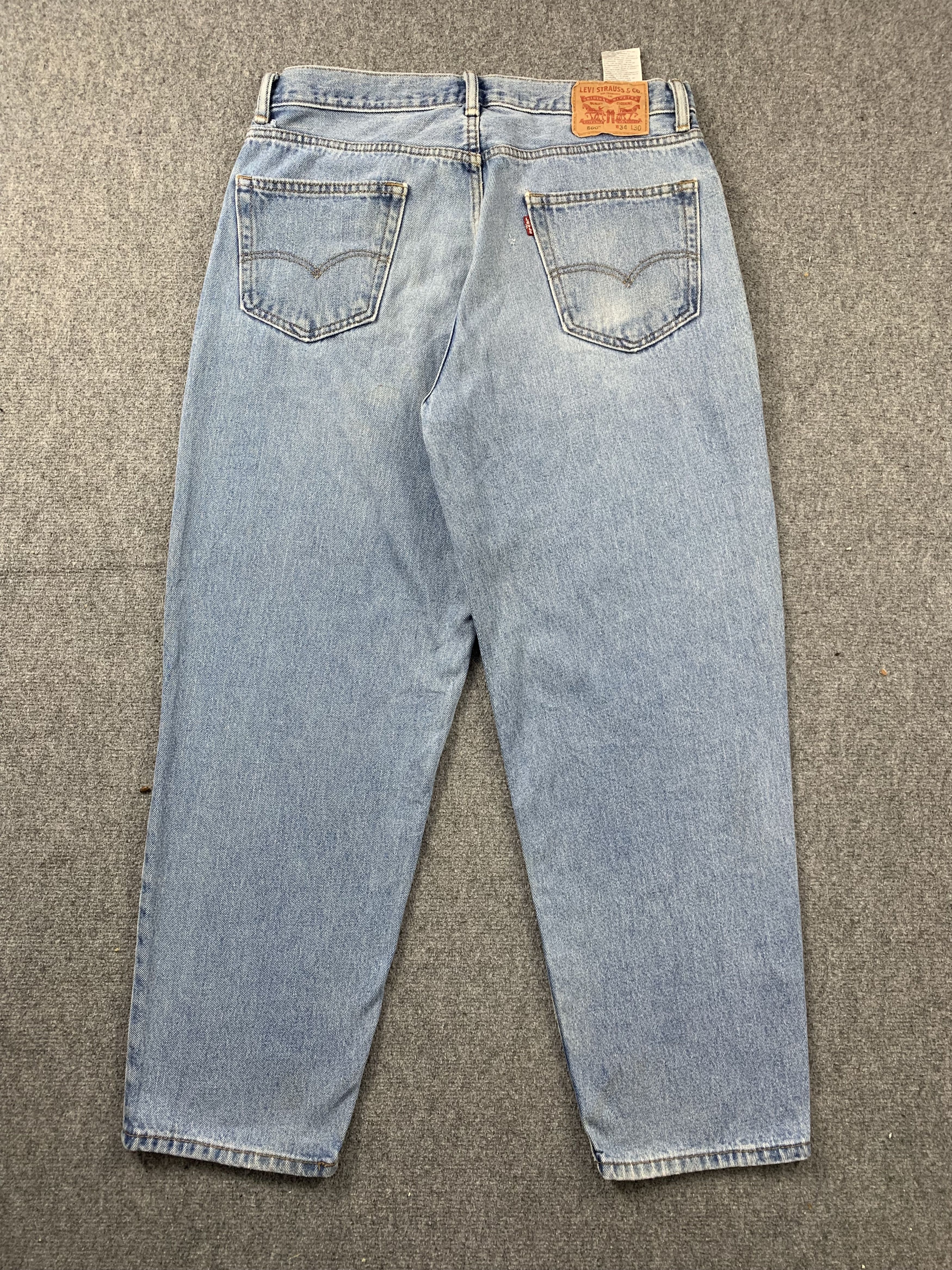 Levi's Vintage Levis 560 Light Wash Jeans DP2104 Size US 35 - 2 Thumbnail