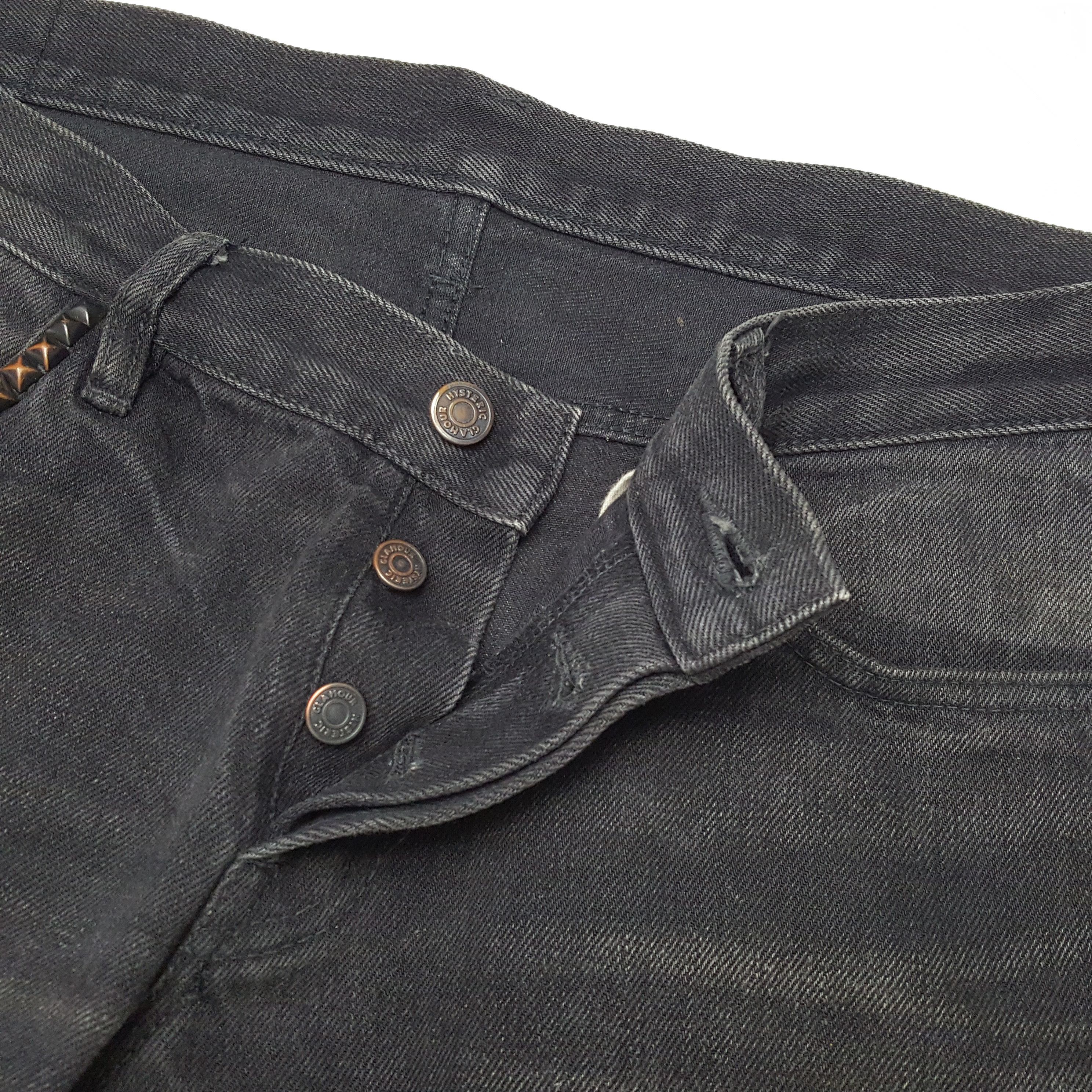 Hysteric Glamour × If Six Was Nine × Japanese Brand Vintage HYSTERIC GLAMOUR Japanese Brand Face Custom Jeans Size 36" / US 14 / IT 50 - 13 Thumbnail