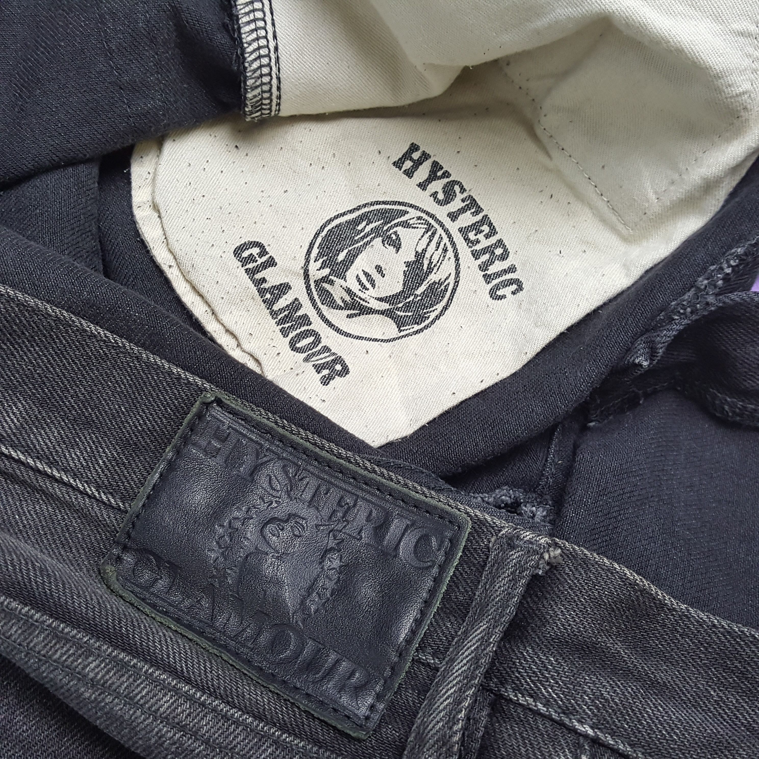Hysteric Glamour × If Six Was Nine × Japanese Brand Vintage HYSTERIC GLAMOUR Japanese Brand Face Custom Jeans Size 36" / US 14 / IT 50 - 15 Thumbnail