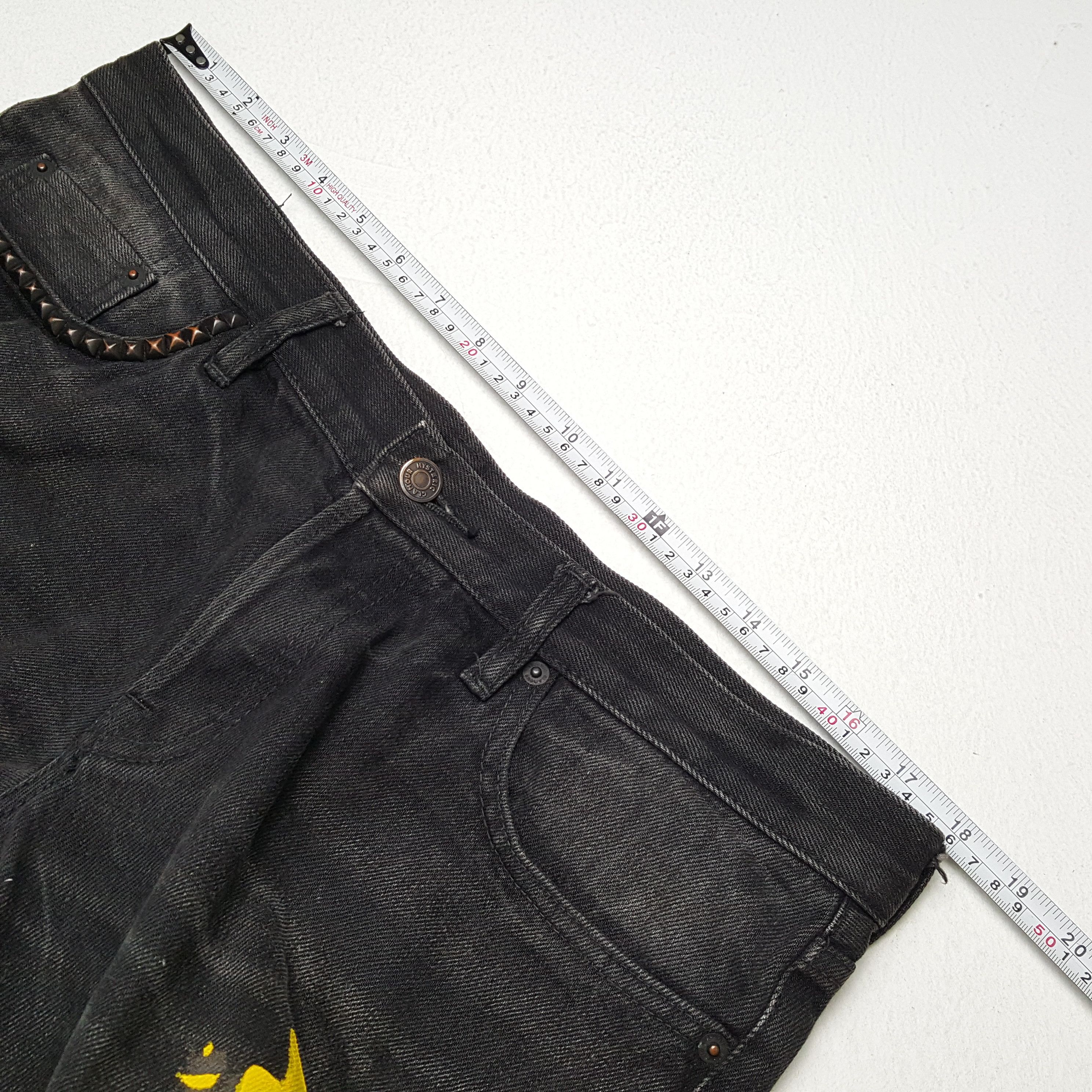 Hysteric Glamour × If Six Was Nine × Japanese Brand Vintage HYSTERIC GLAMOUR Japanese Brand Face Custom Jeans Size 36" / US 14 / IT 50 - 7 Thumbnail