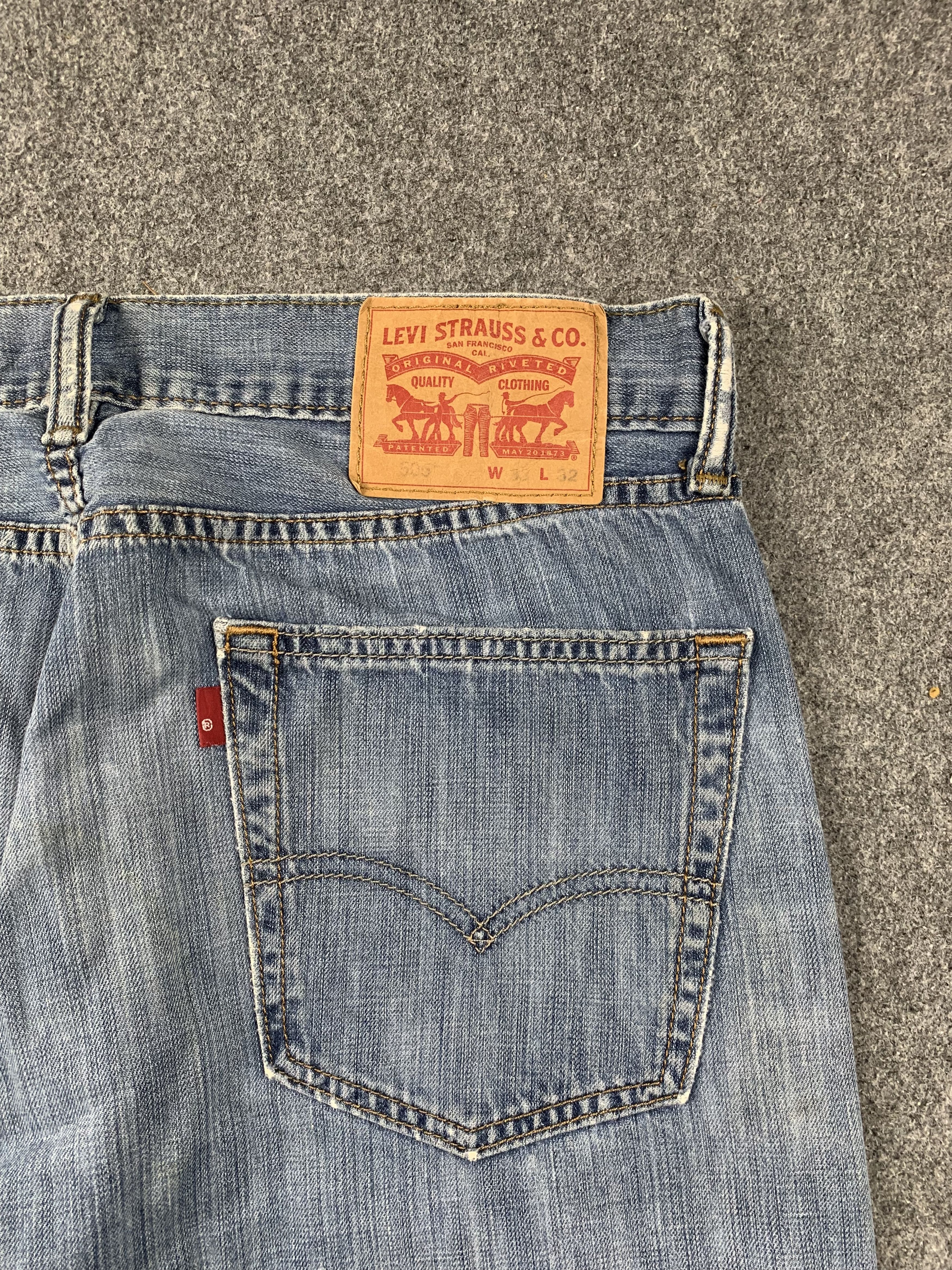 Levi's Vintage Levis 505 Light Wash Jeans DP2106 Size US 32 / EU 48 - 16 Thumbnail