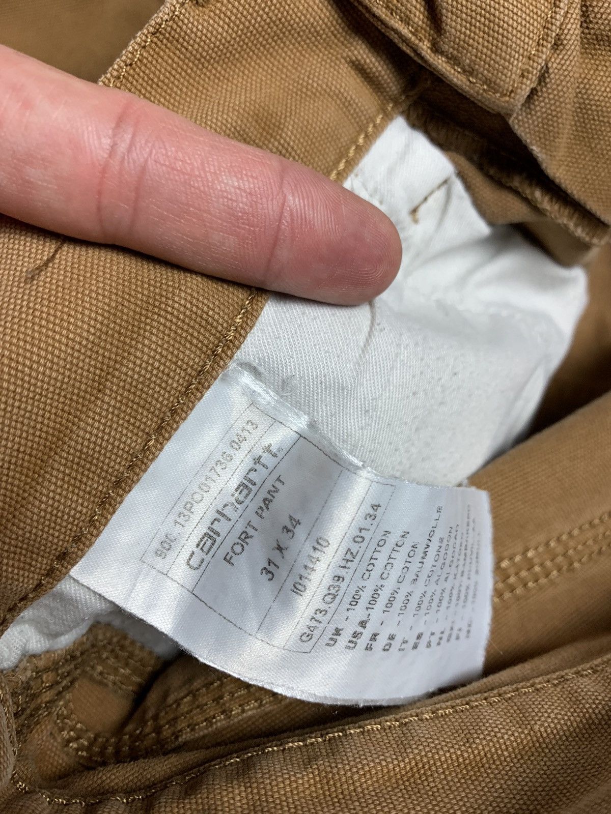Carhartt × Carhartt Wip × Vintage Vintage Carhartt Wip pants cargo denim size 30 Size US 30 / EU 46 - 7 Thumbnail