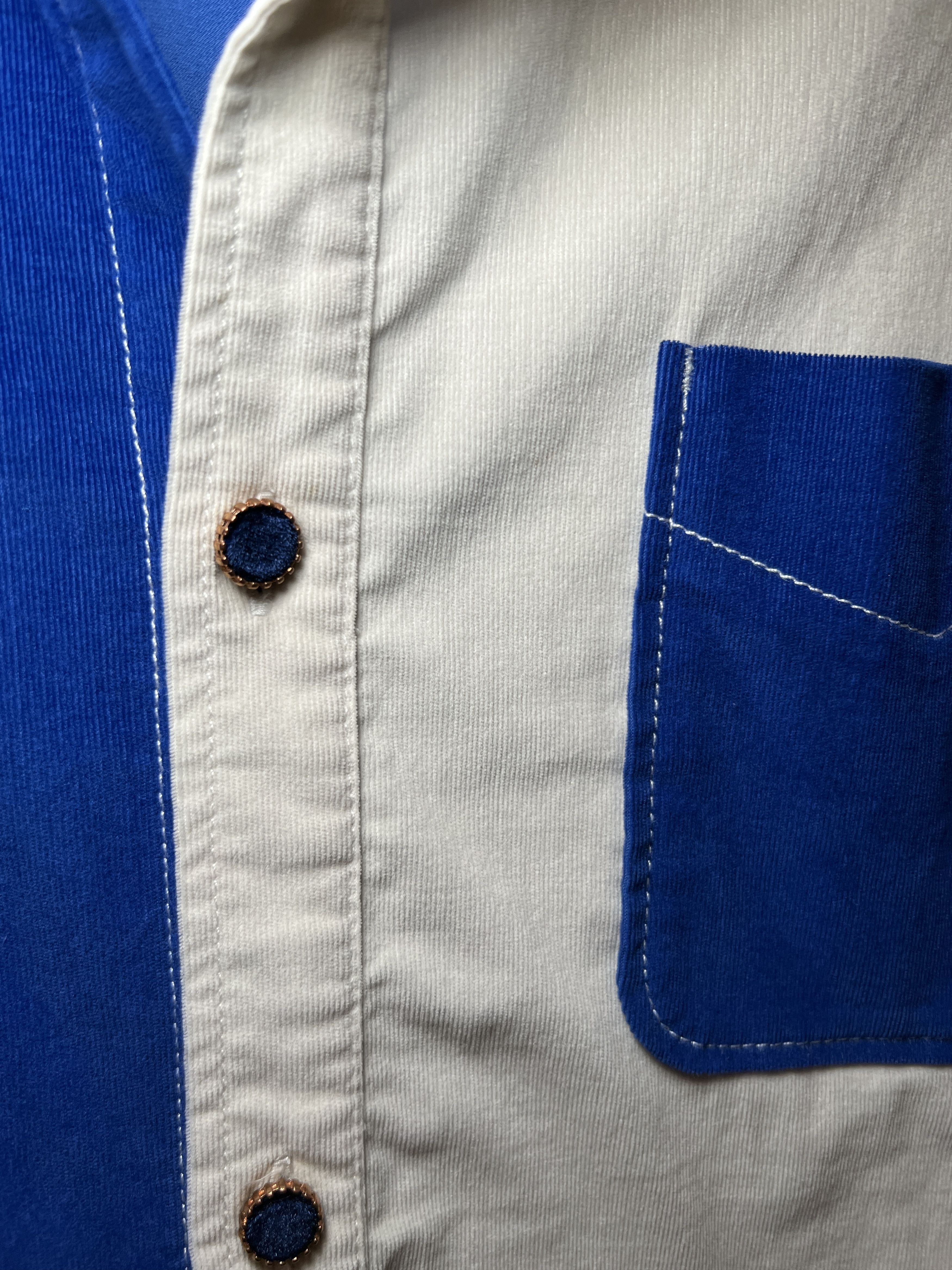 Wales Bonner Wales Bonner Corduroy Shirt with Embellished Buttons Size US S / EU 44-46 / 1 - 5 Thumbnail