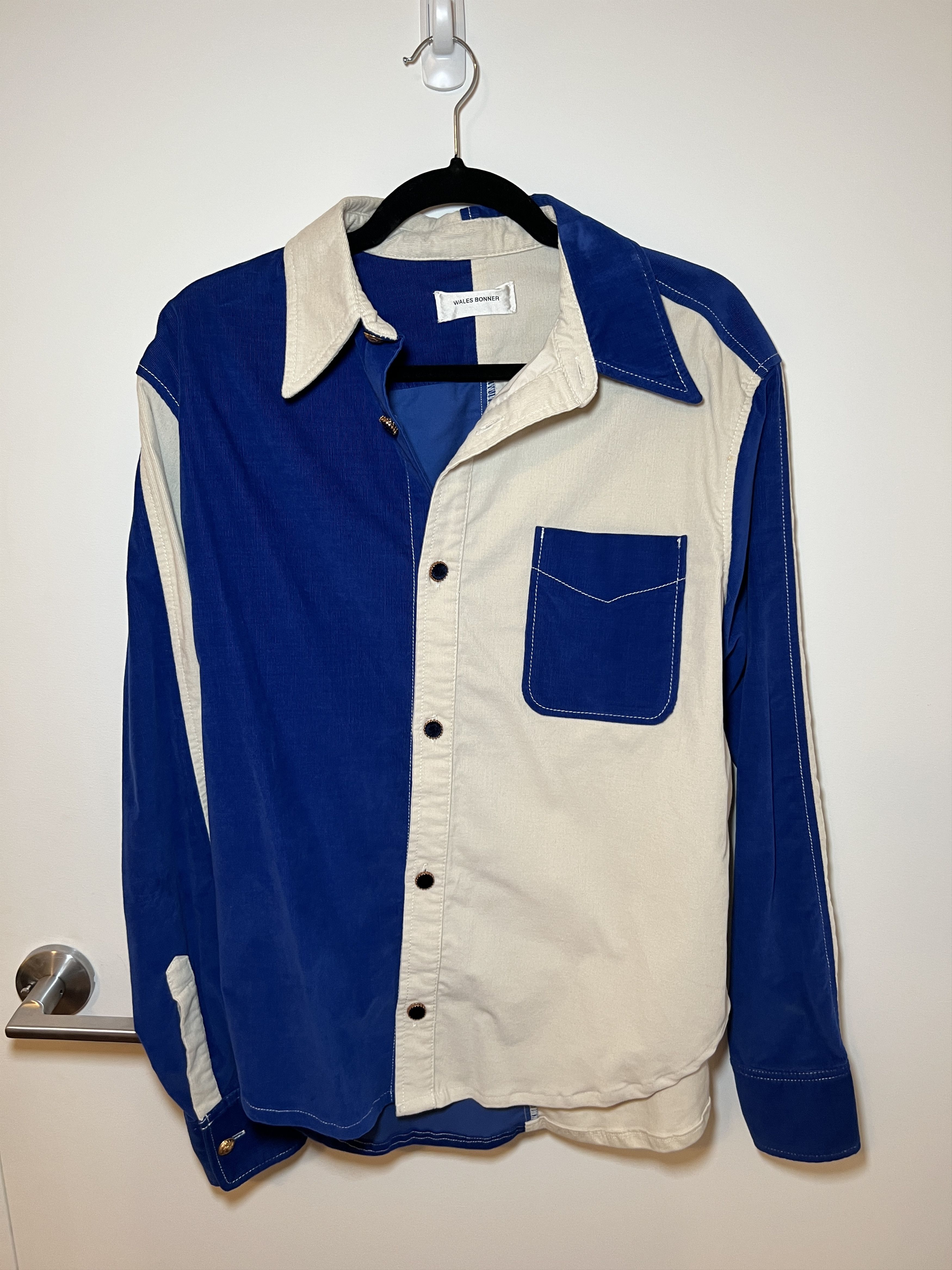 Wales Bonner Wales Bonner Corduroy Shirt with Embellished Buttons Size US S / EU 44-46 / 1 - 6 Thumbnail