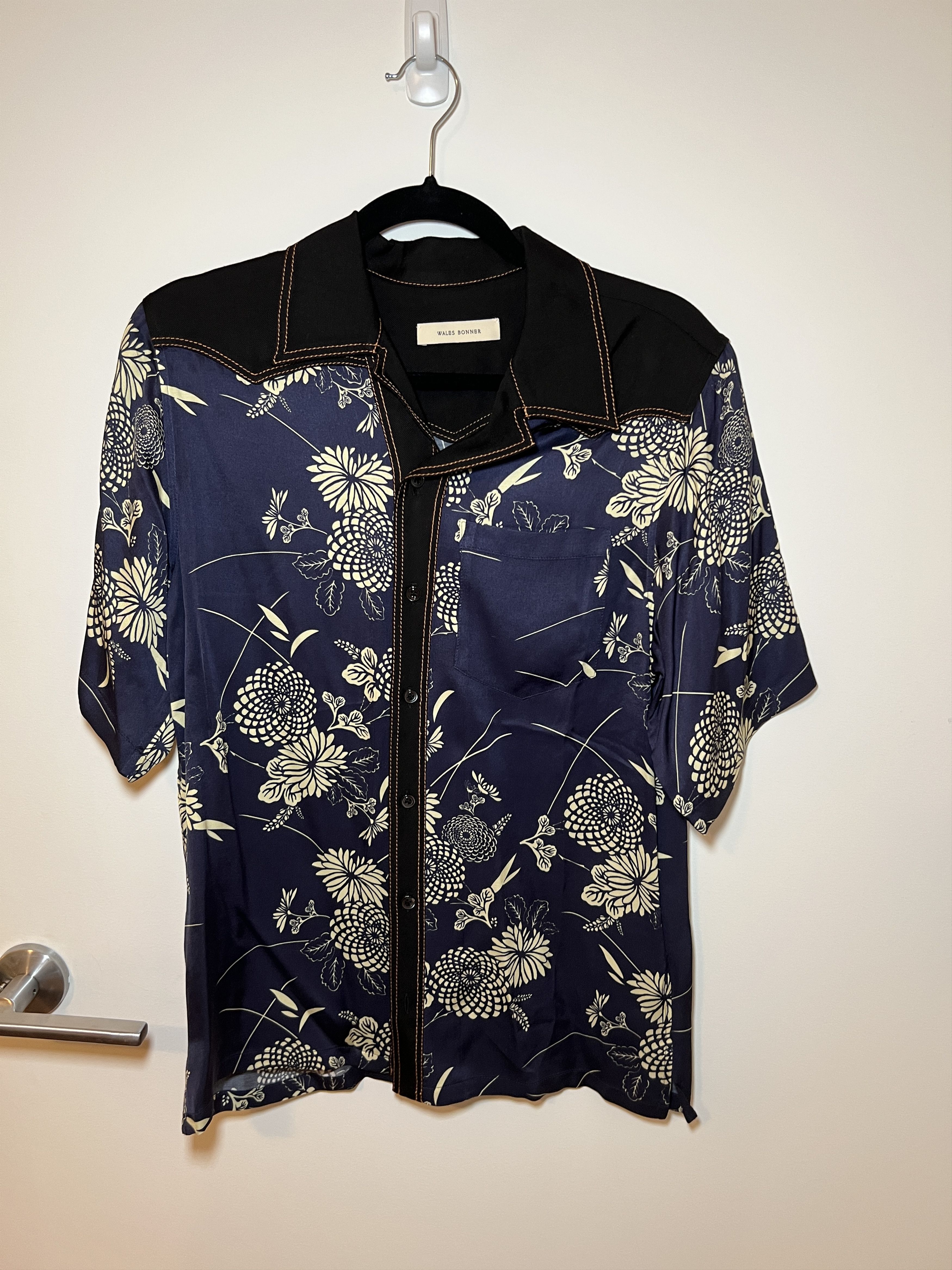 Wales Bonner Wales Bonner Floral Printed Western Shirt Size US S / EU 44-46 / 1 - 1 Thumbnail