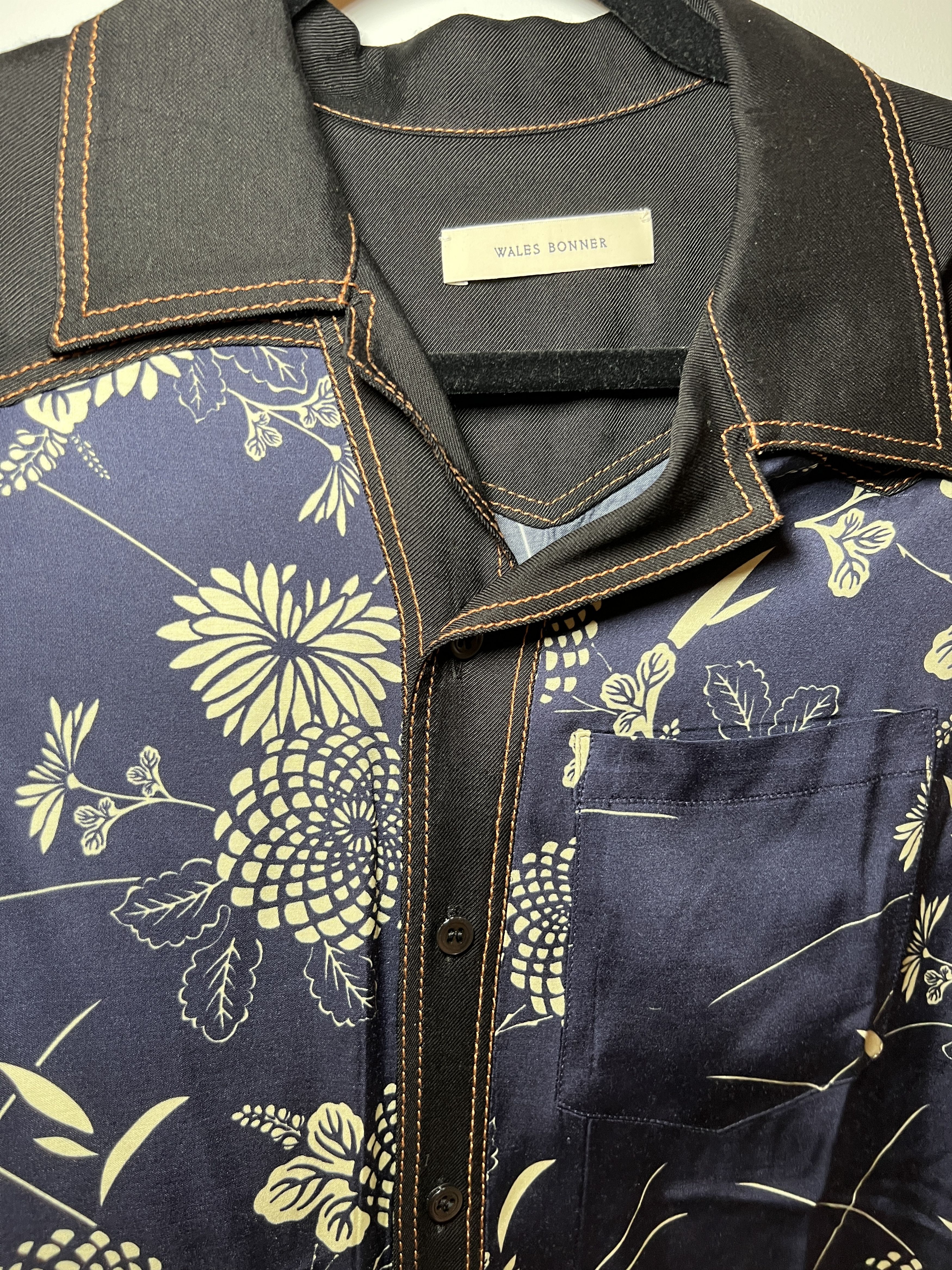 Wales Bonner Wales Bonner Floral Printed Western Shirt Size US S / EU 44-46 / 1 - 4 Thumbnail