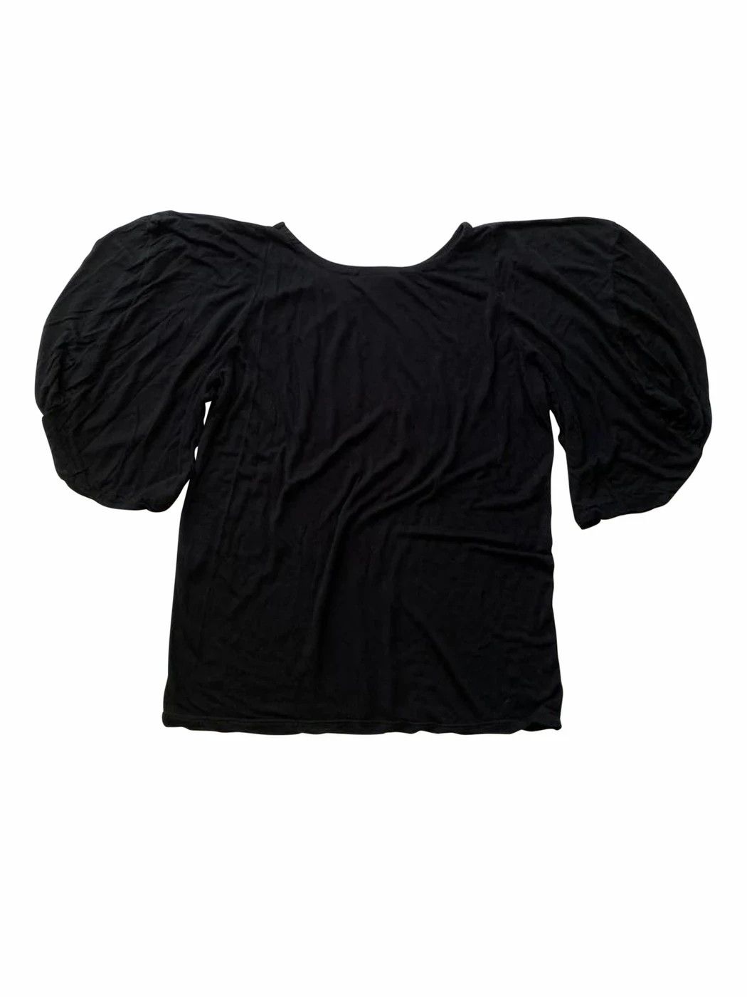Dries Van Noten ⚡️QUICK SALE⚡️Dries Van Noten Black Puff Sleeve Top Size S / US 4 / IT 40 - 2 Thumbnail