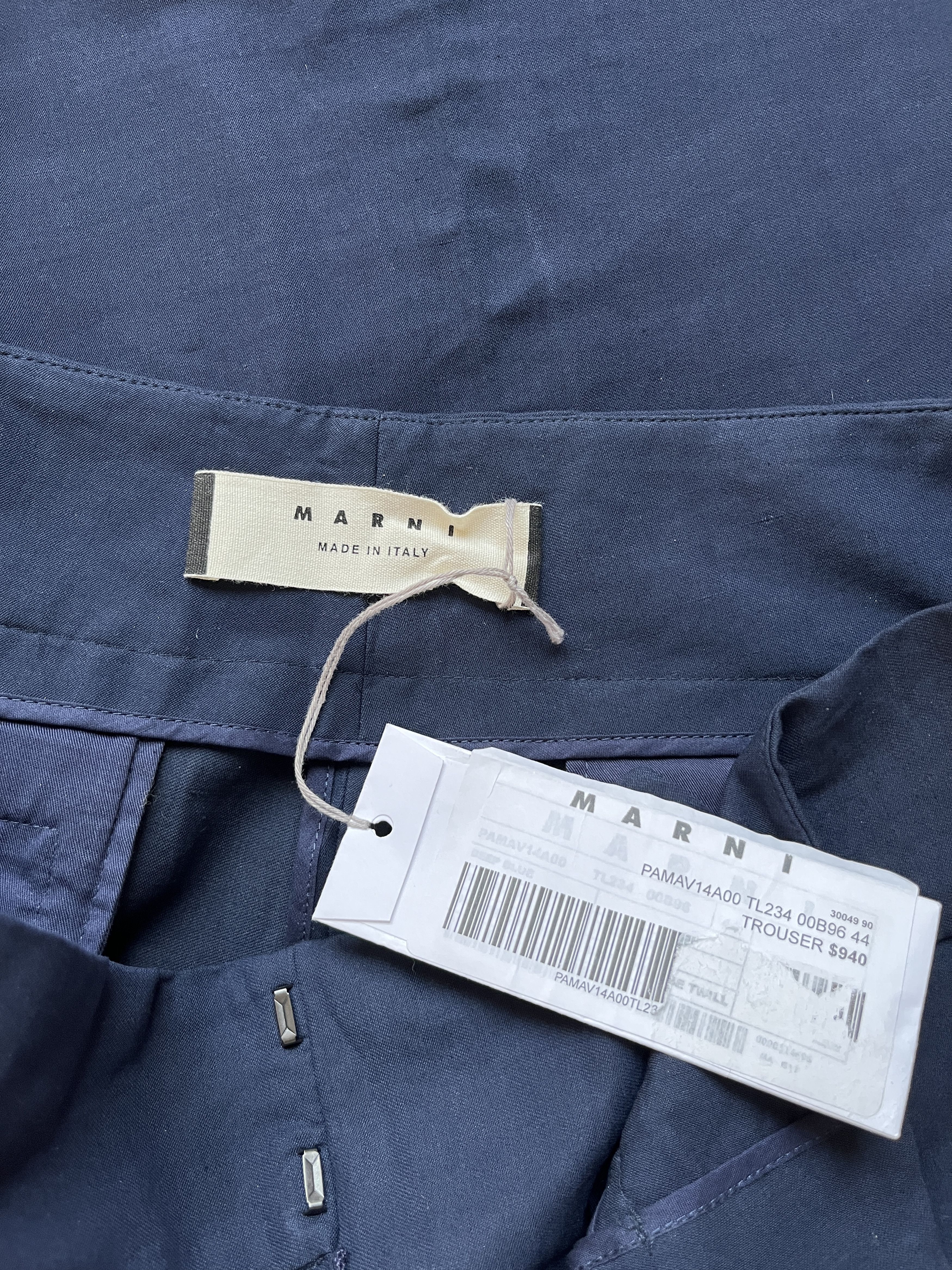 Marni ⚡️QUICK SALE⚡️Marni Navy Pants Trousers Size 35" - 3 Thumbnail