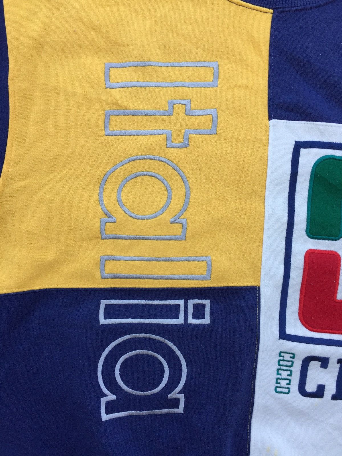 Vintage Vintage Itali Multicolour Crewneck Sweatshirt by Cocco Croco Size US L / EU 52-54 / 3 - 3 Thumbnail