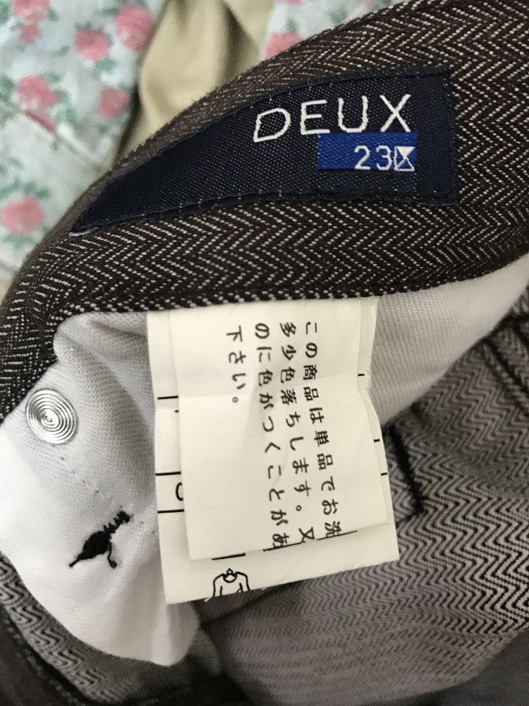 Vintage DEUX Japan Herringbone Twill Striped Pant Size US 32 / EU 48 - 14 Thumbnail